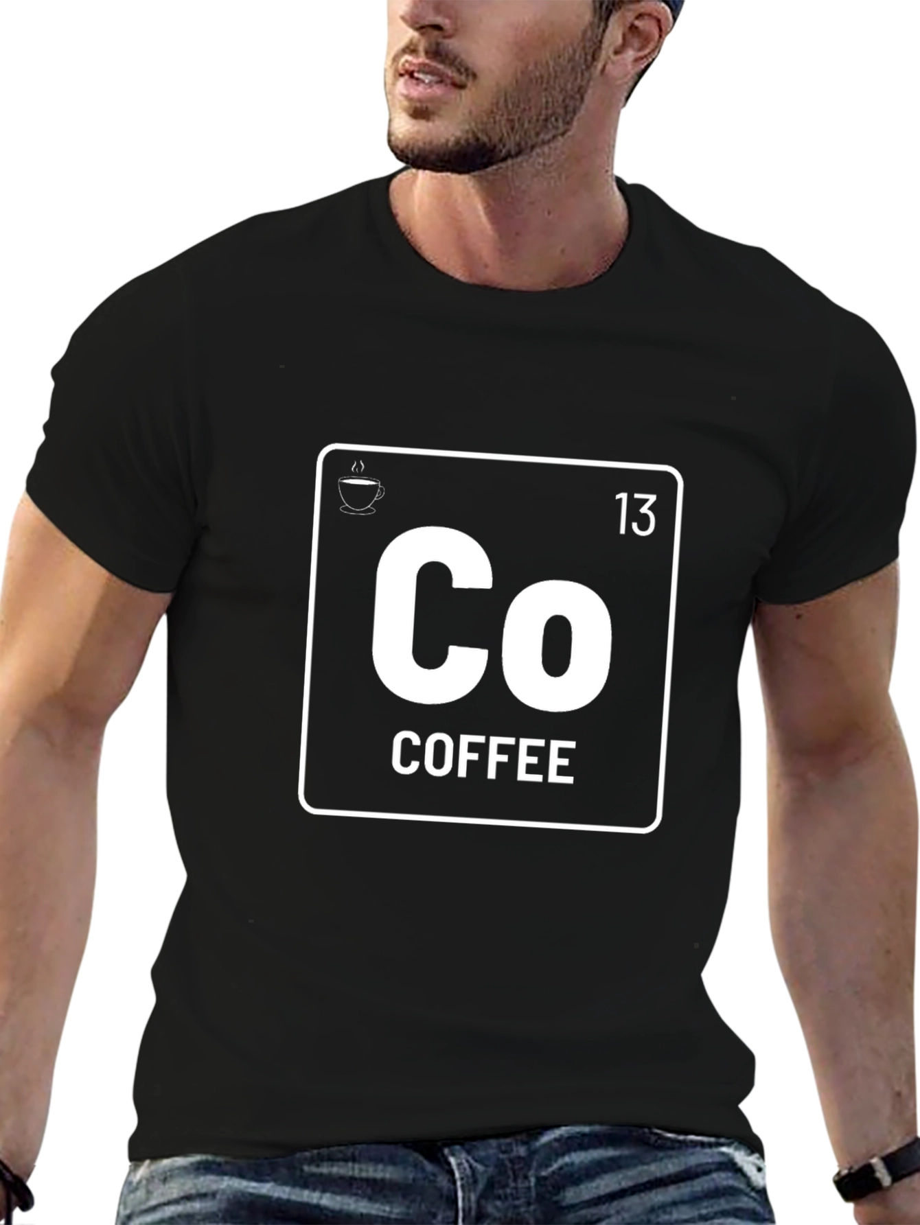 Coffee Periodic Table T-Shirt - Funny Chemistry Tee