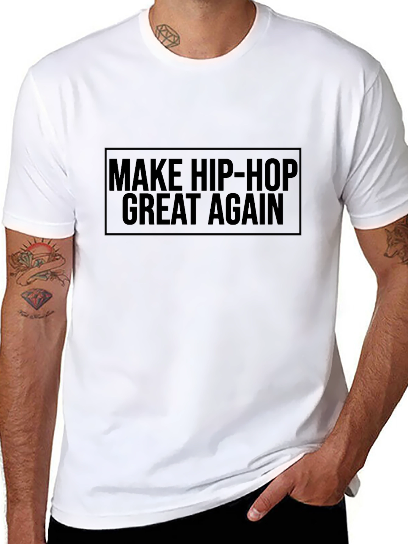 Make Hip-Hop Great Again Black T-Shirt
