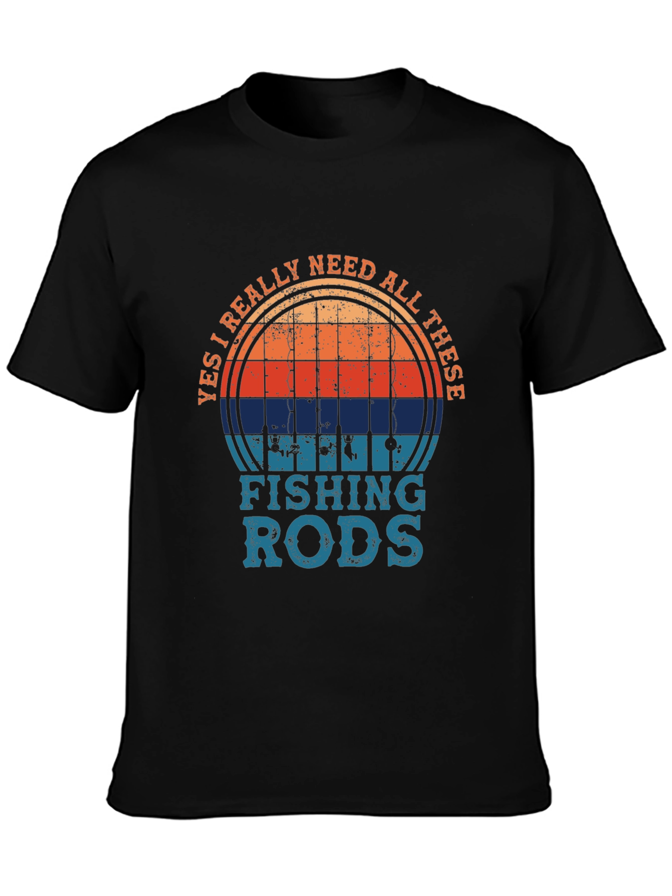 Fishing Rods T-Shirt - Fisherman Gift