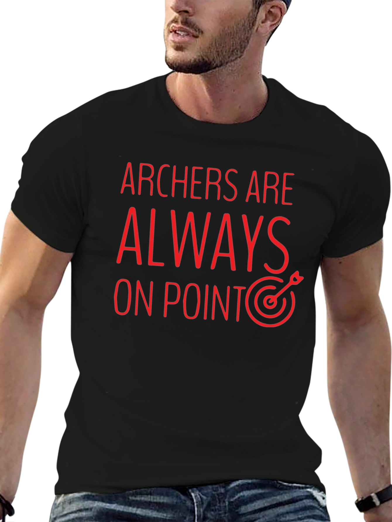 Archers Are Always On Point T-Shirt - Black