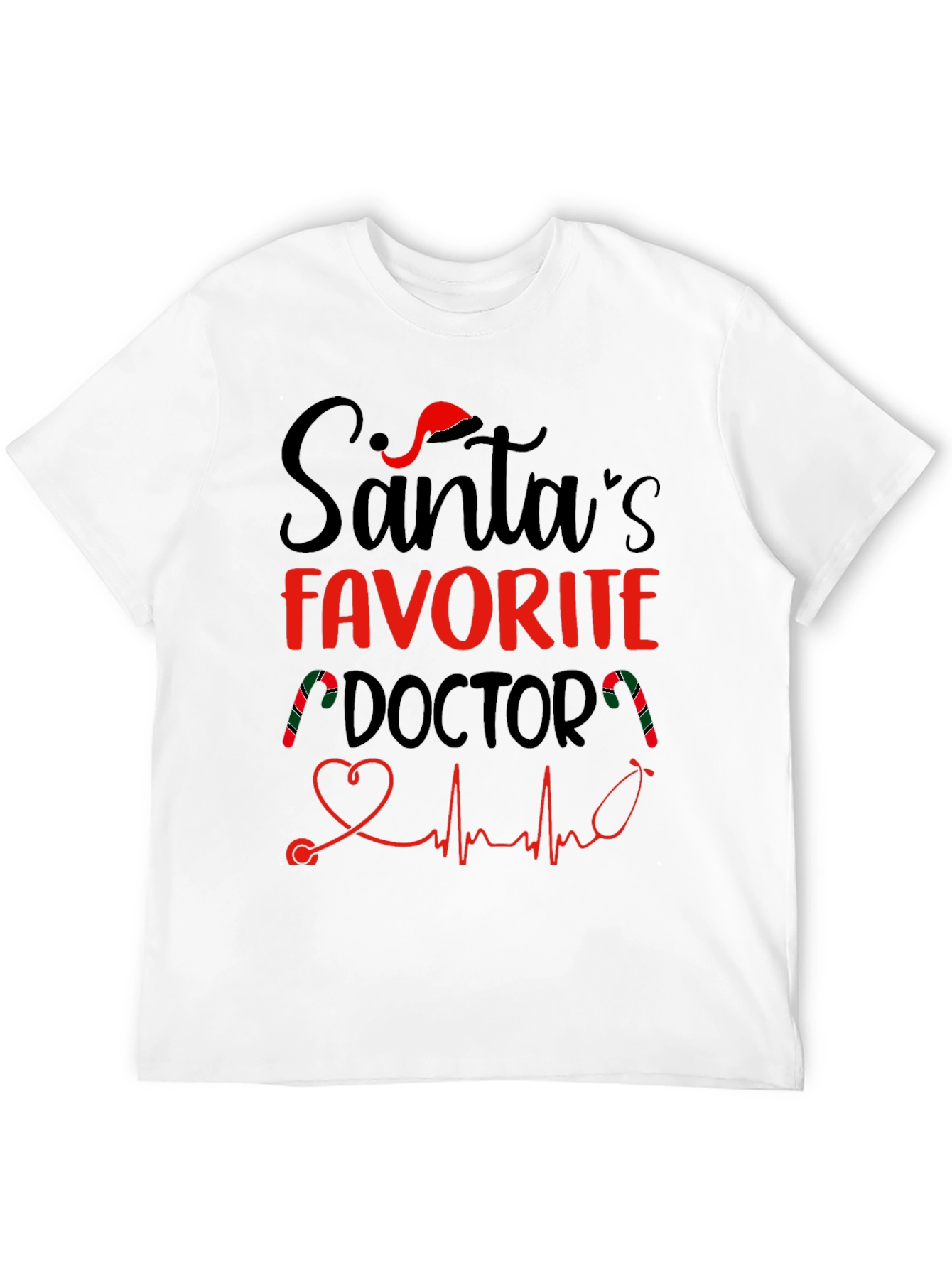 Santas Favorite Doctor Holiday T-Shirt