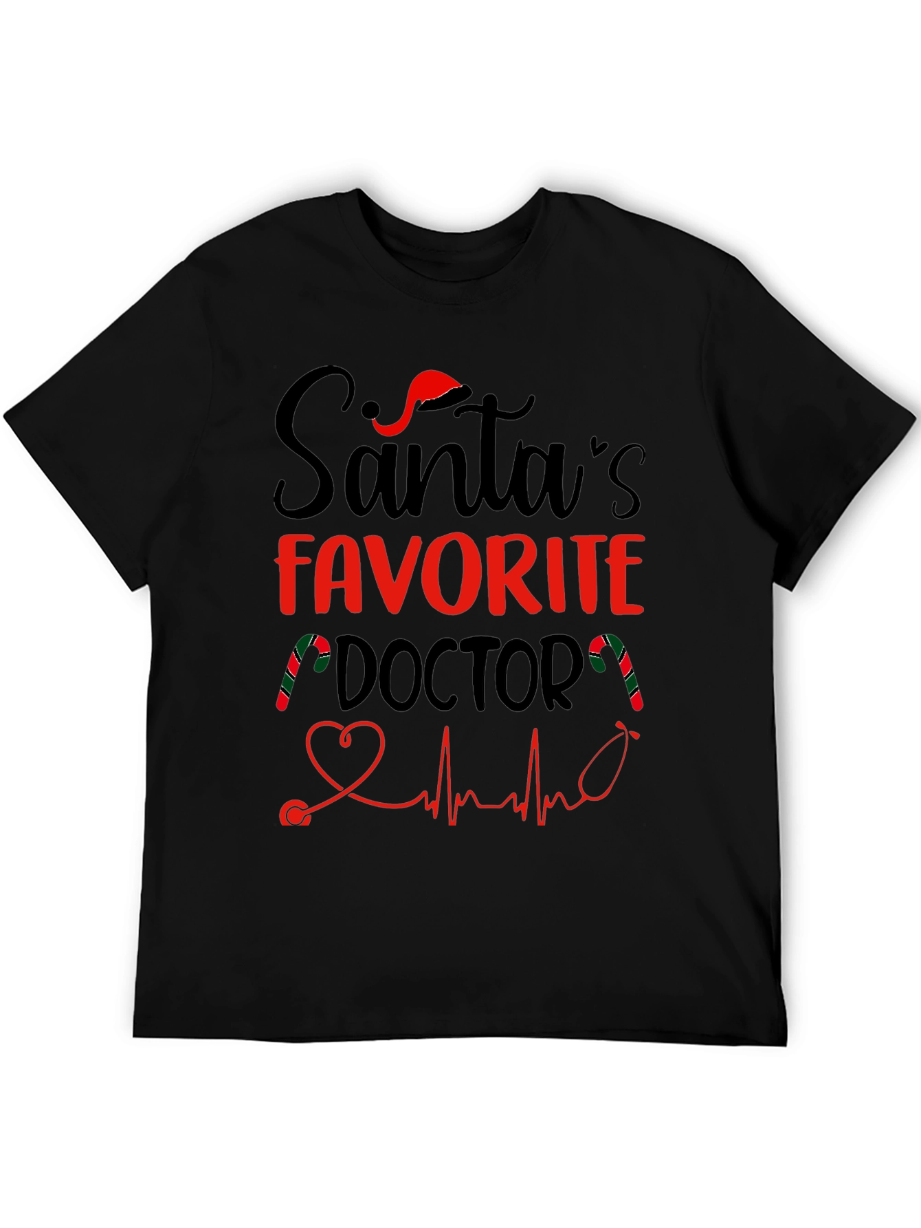 Santas Favorite Doctor Holiday T-Shirt