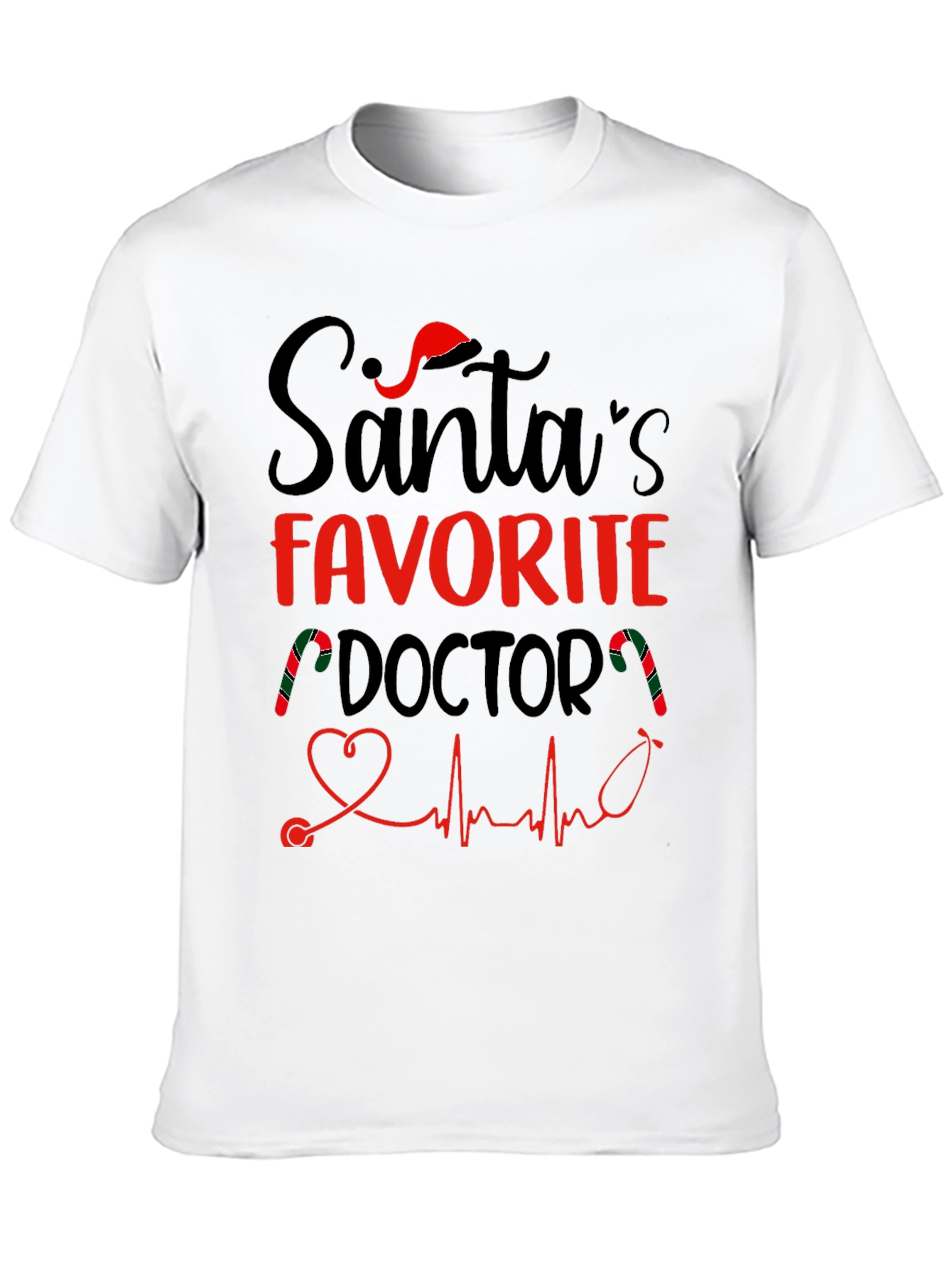 Santas Favorite Doctor Holiday T-Shirt