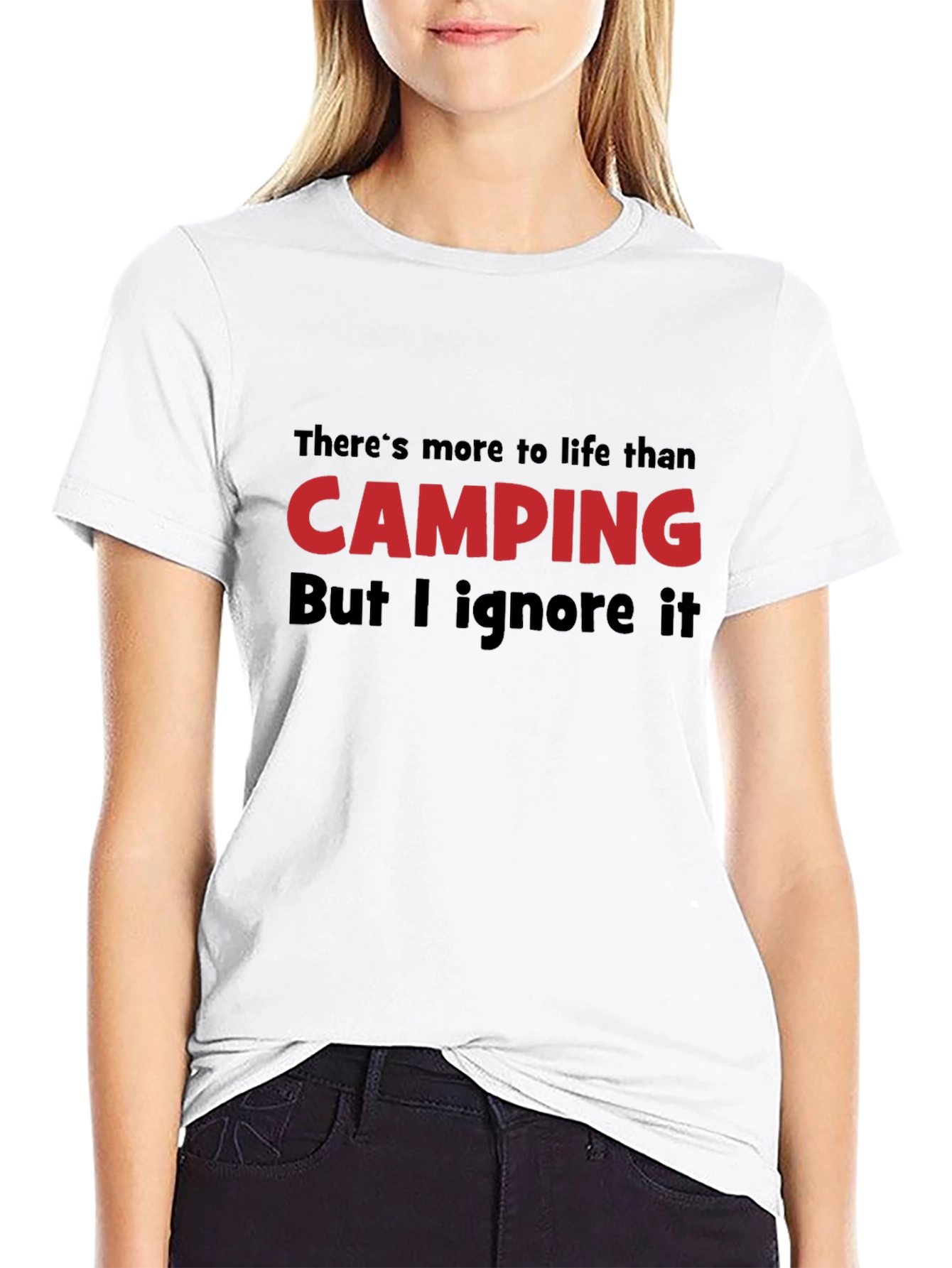 Camping T-Shirt - Theres More to Life