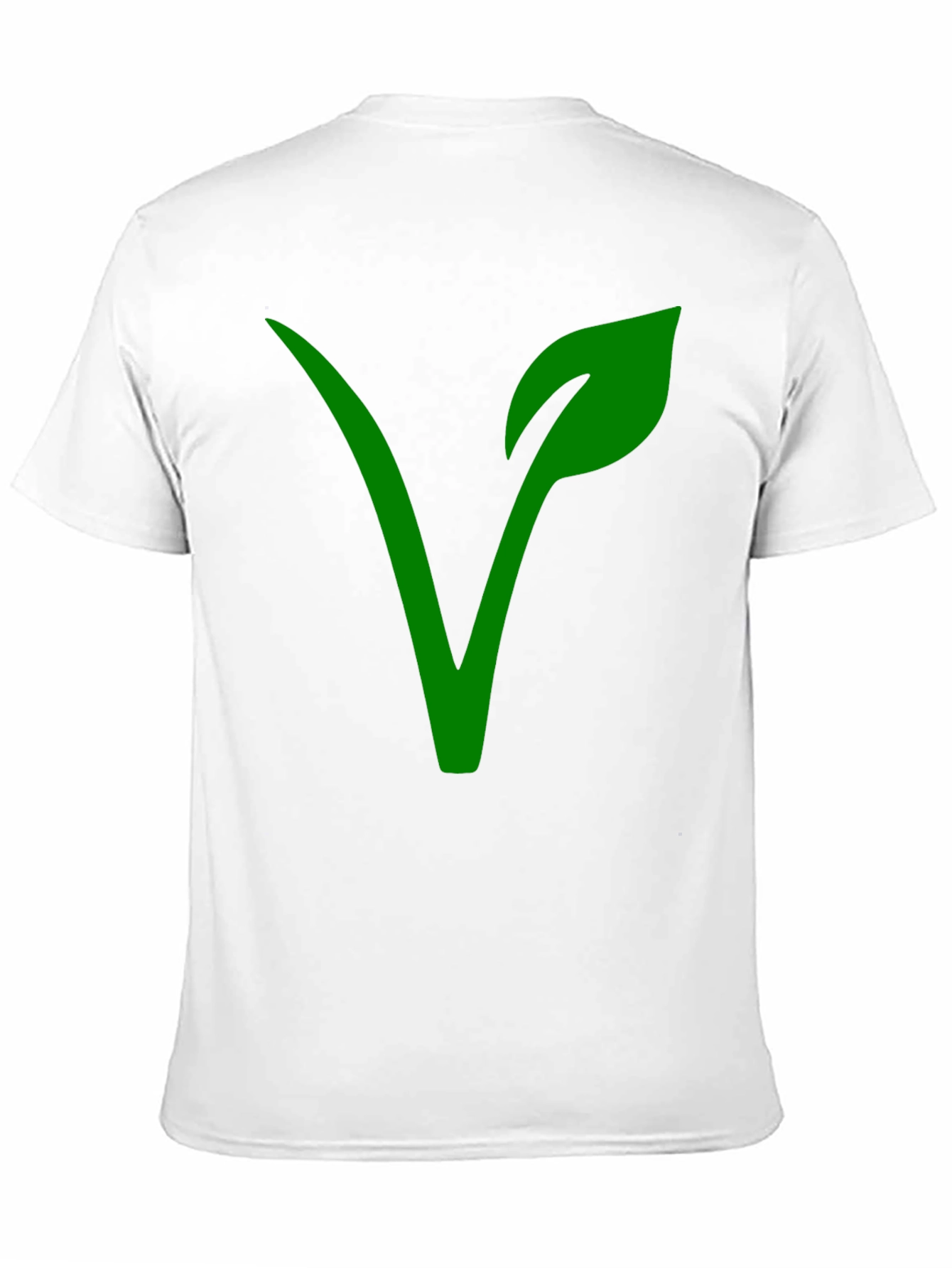 Vegan Symbol T-Shirt - Green Plant Based Lifestyle Tee