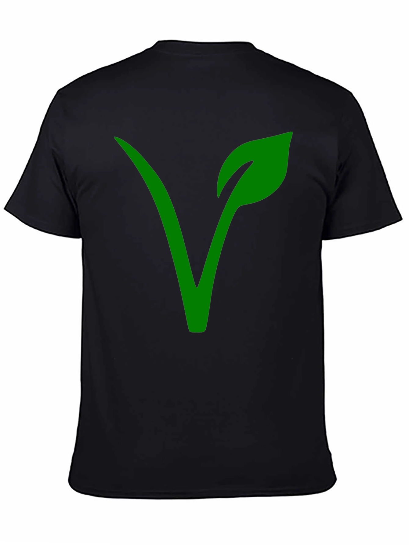 Vegan Symbol T-Shirt - Green Plant Based Lifestyle Tee