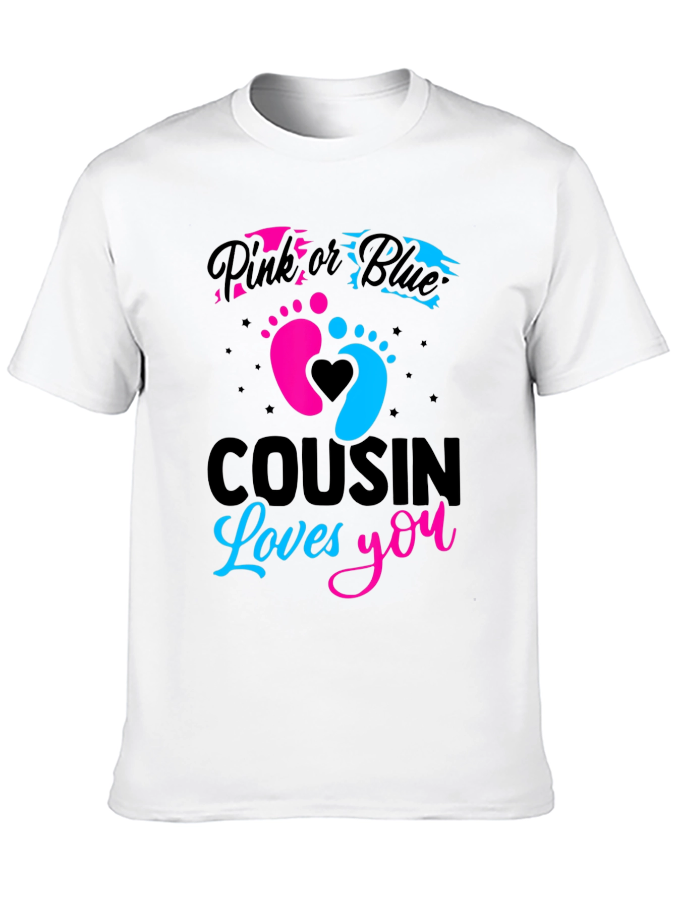Cousin Loves You Gender Reveal T-Shirt