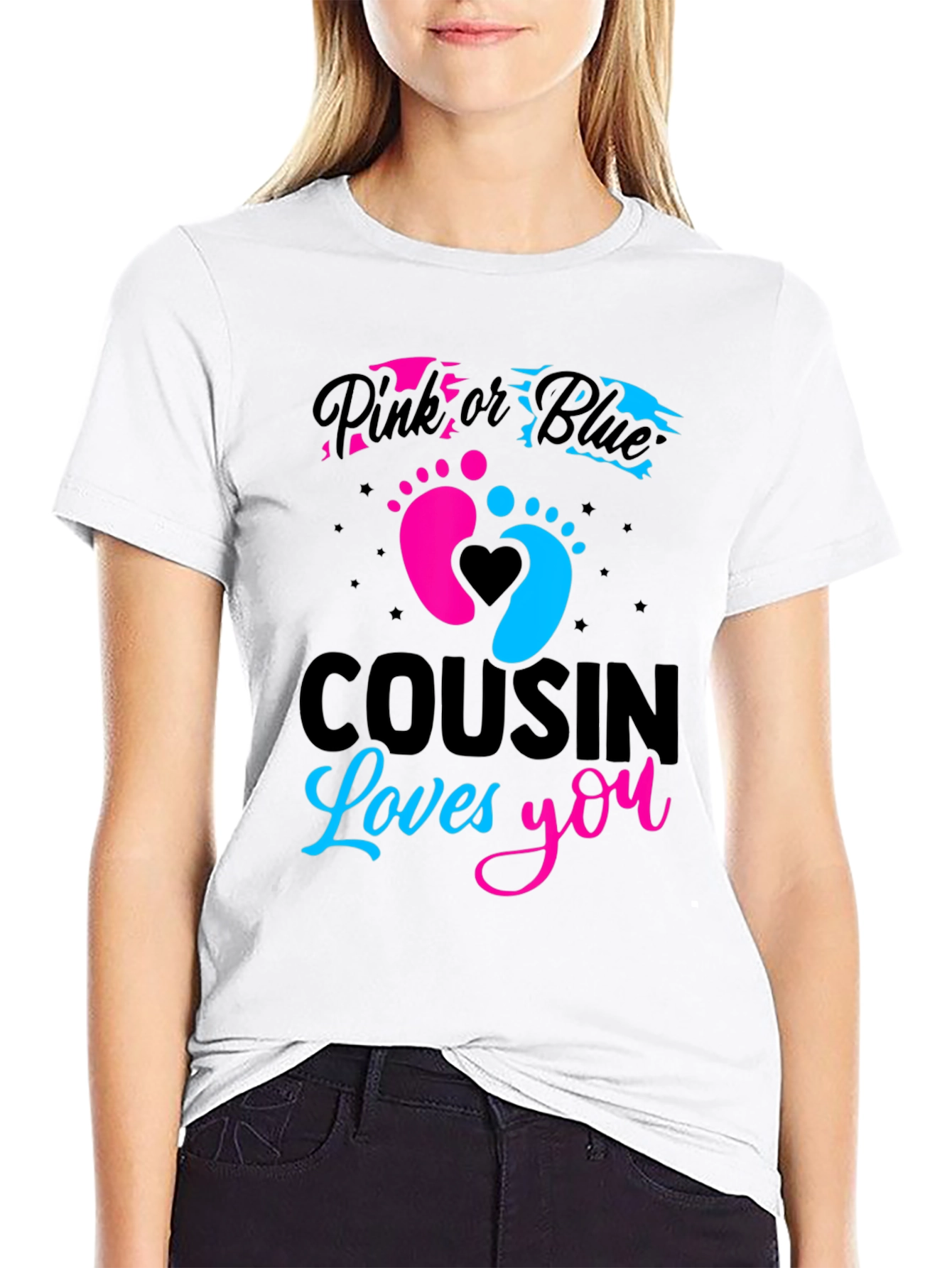 Cousin Loves You Gender Reveal T-Shirt