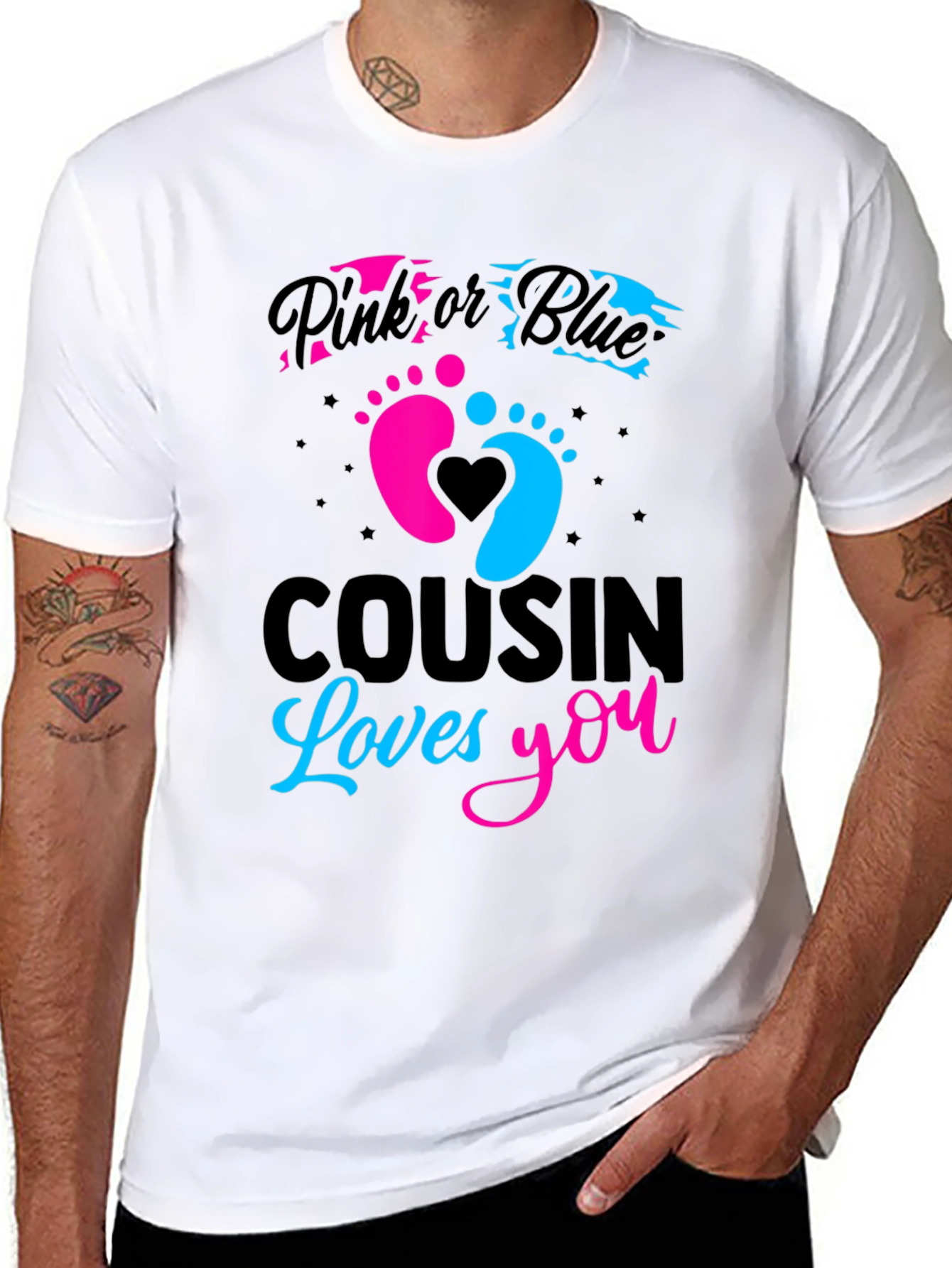 Cousin Loves You Gender Reveal T-Shirt