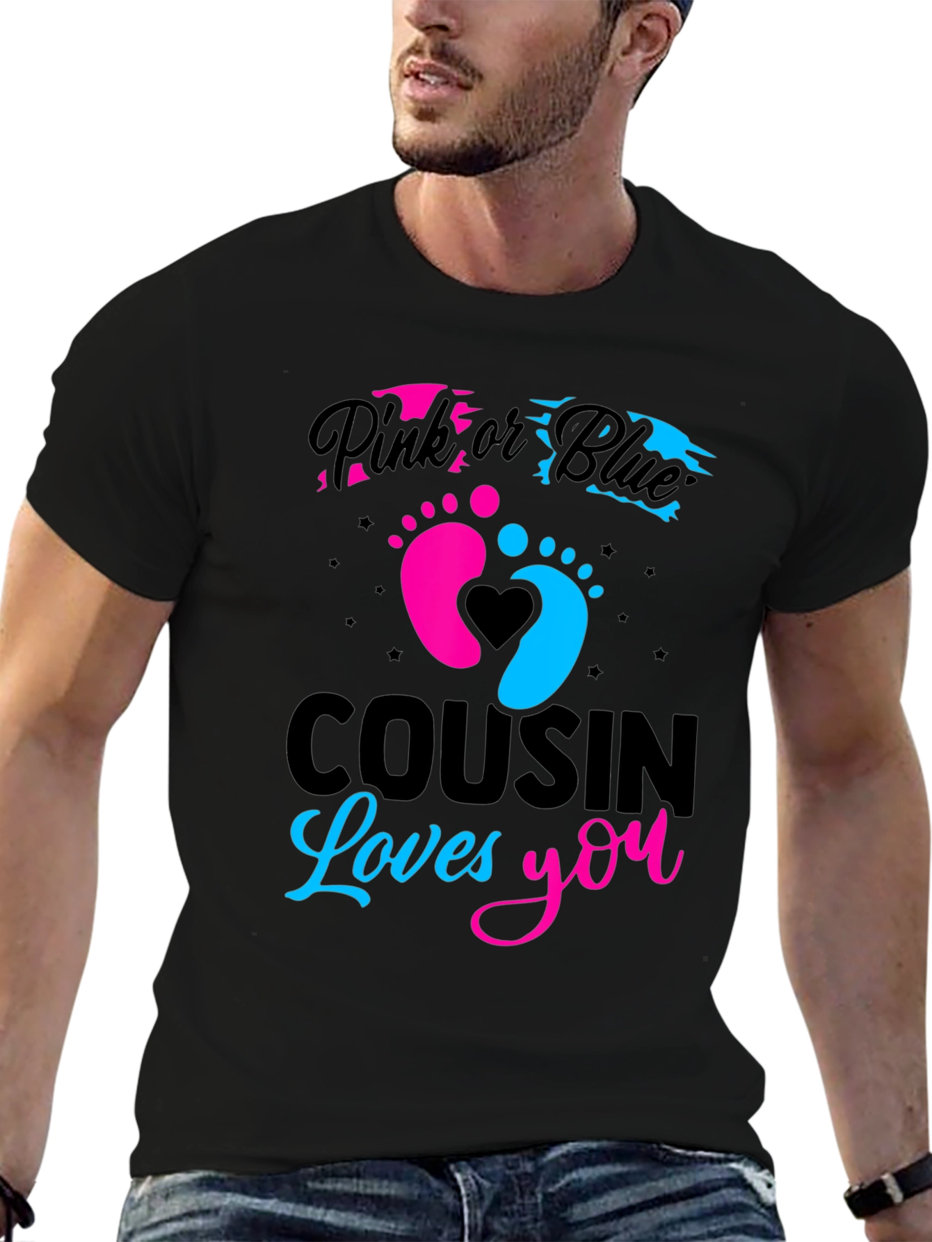 Cousin Loves You Gender Reveal T-Shirt
