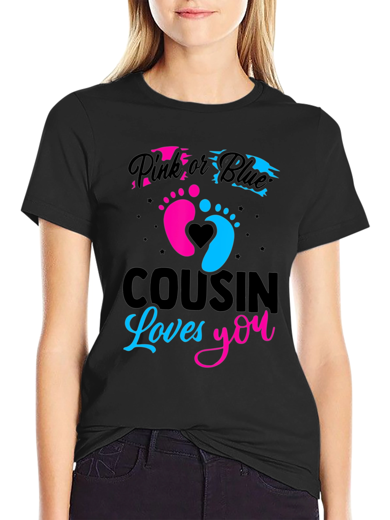 Cousin Loves You Gender Reveal T-Shirt