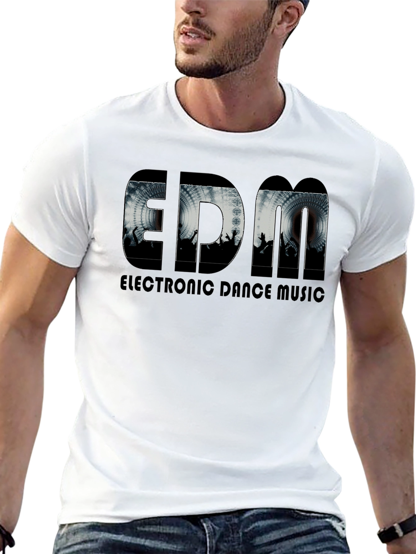 EDM Electronic Dance Music Black T-Shirt