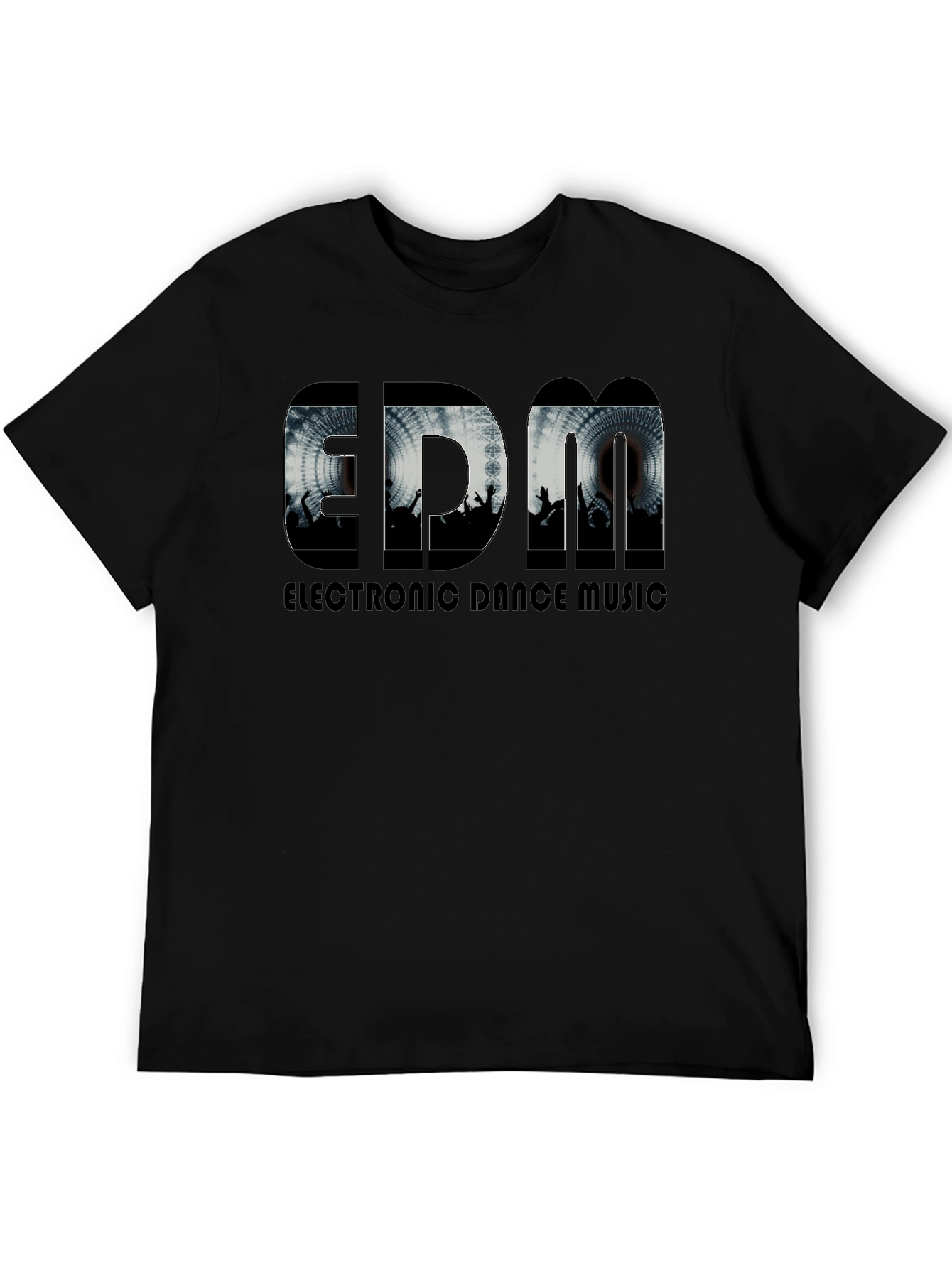 EDM Electronic Dance Music Black T-Shirt