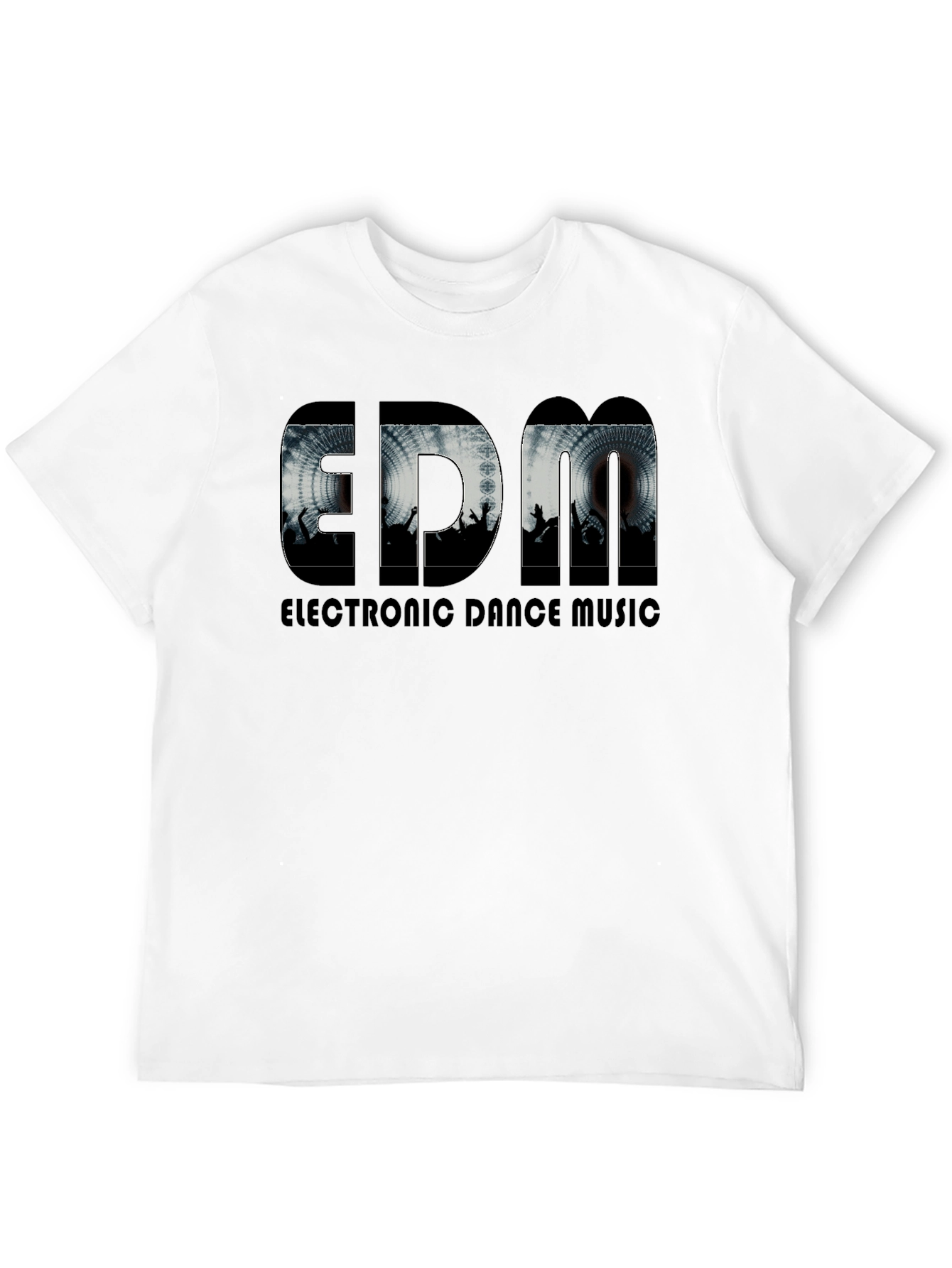 EDM Electronic Dance Music Black T-Shirt