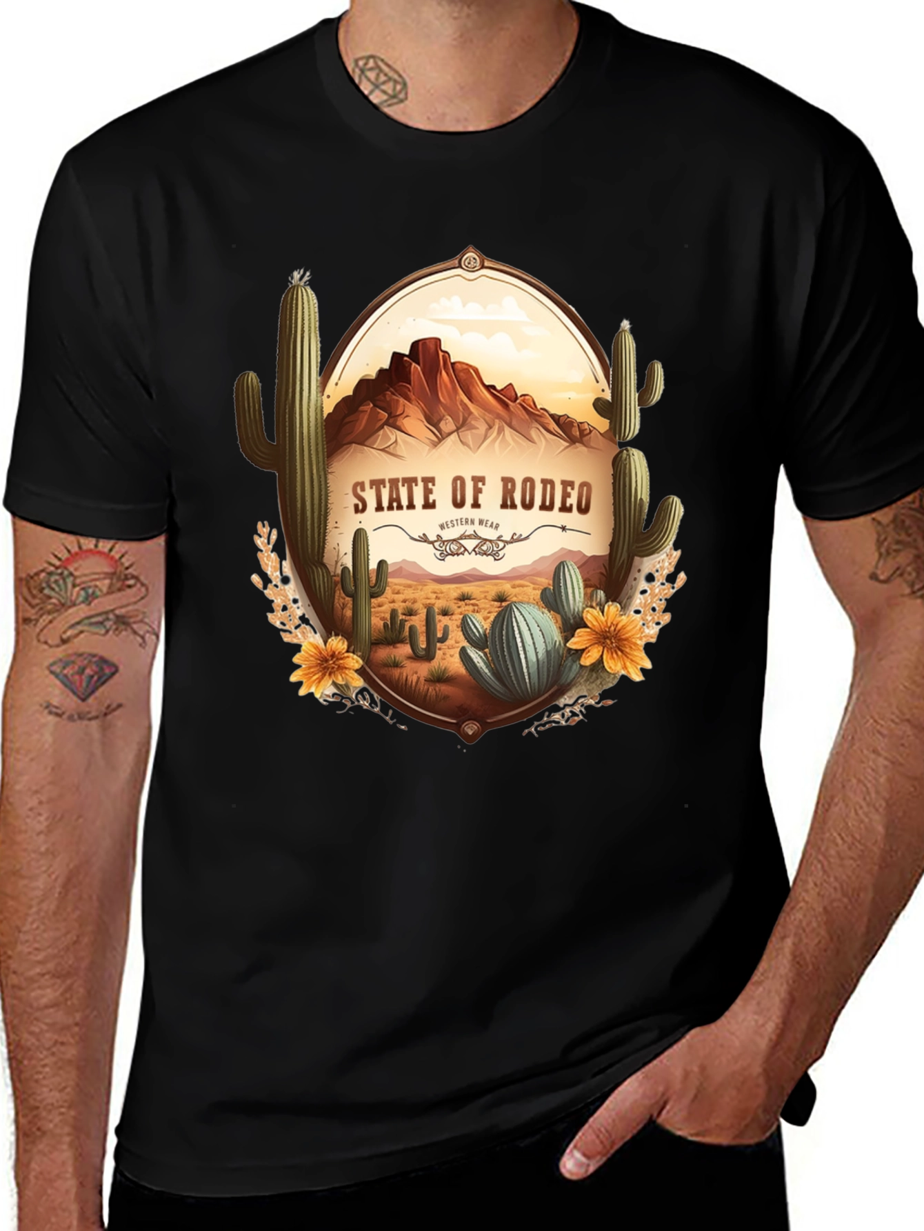 State of Rodeo Graphic Tee - Western Wear T-Shirt
