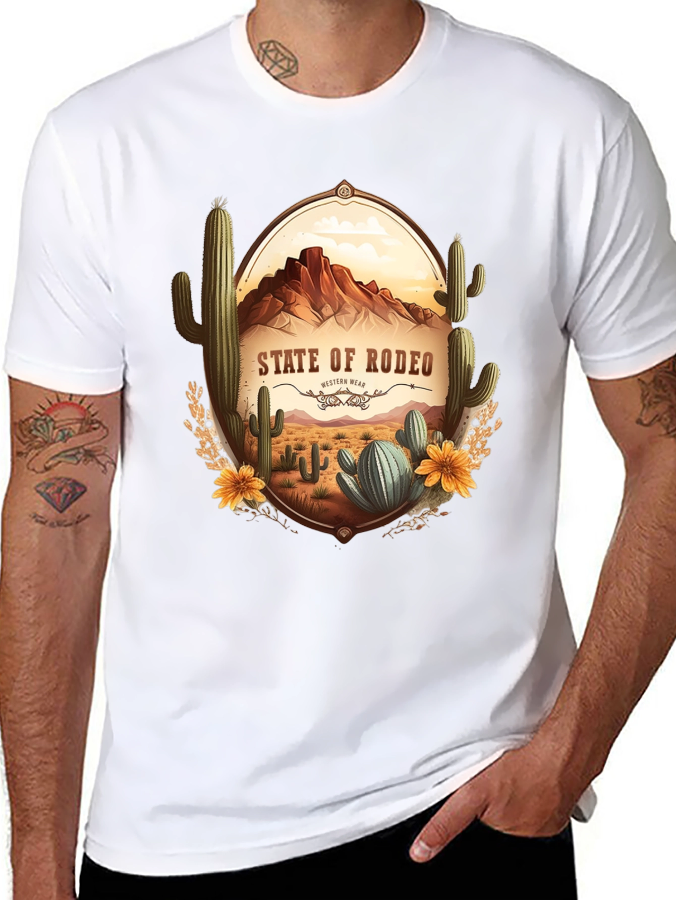 State of Rodeo Graphic Tee - Western Wear T-Shirt