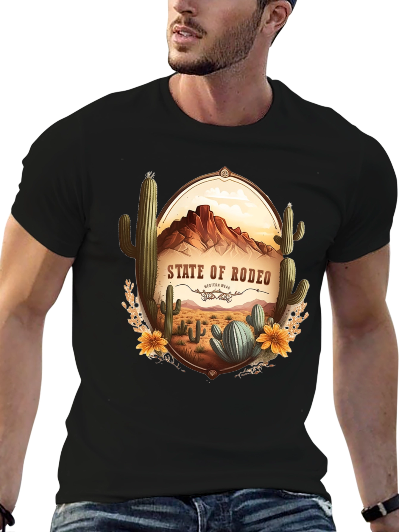 State of Rodeo Graphic Tee - Western Wear T-Shirt