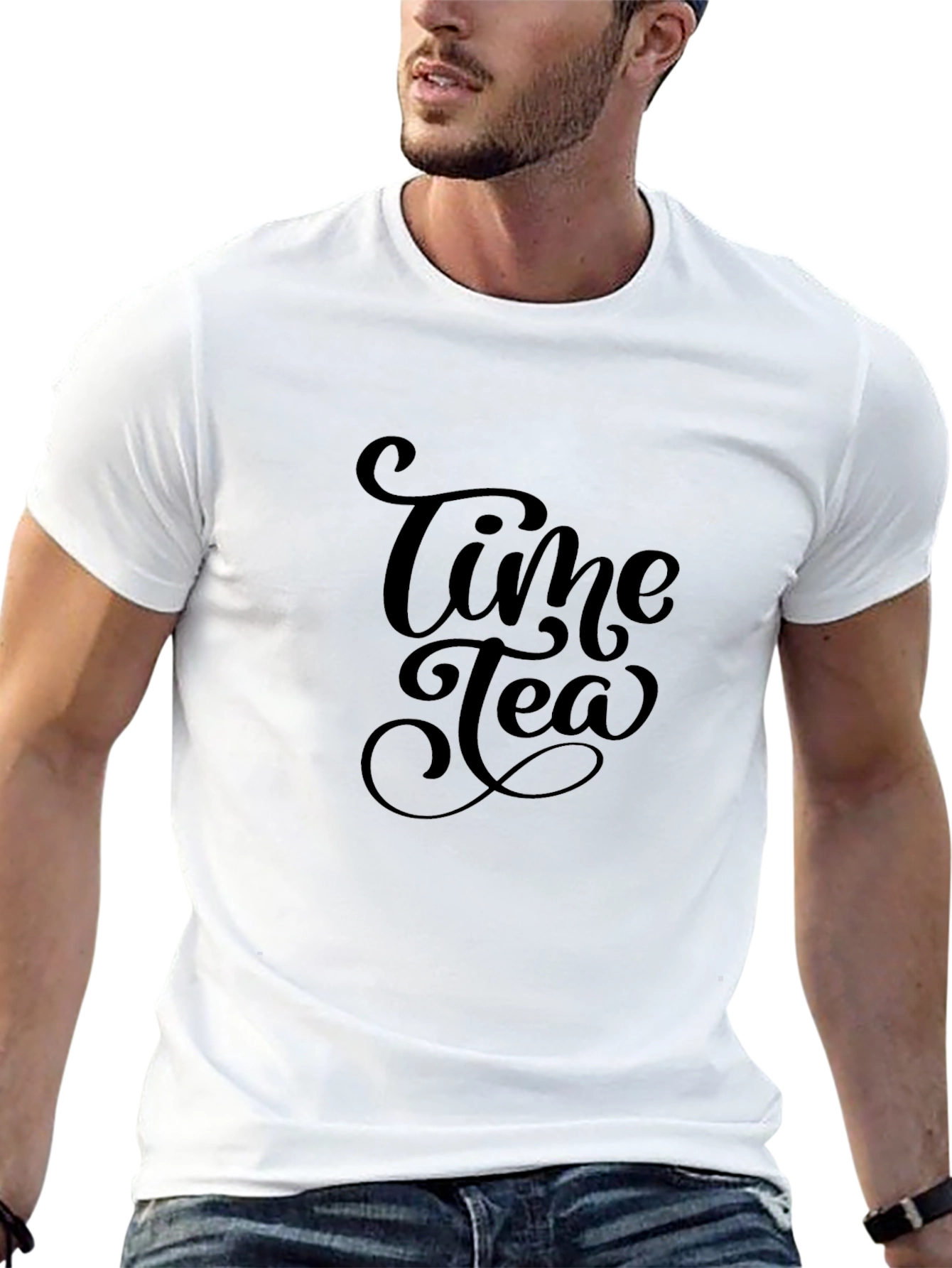 Time Tea Black T-Shirt