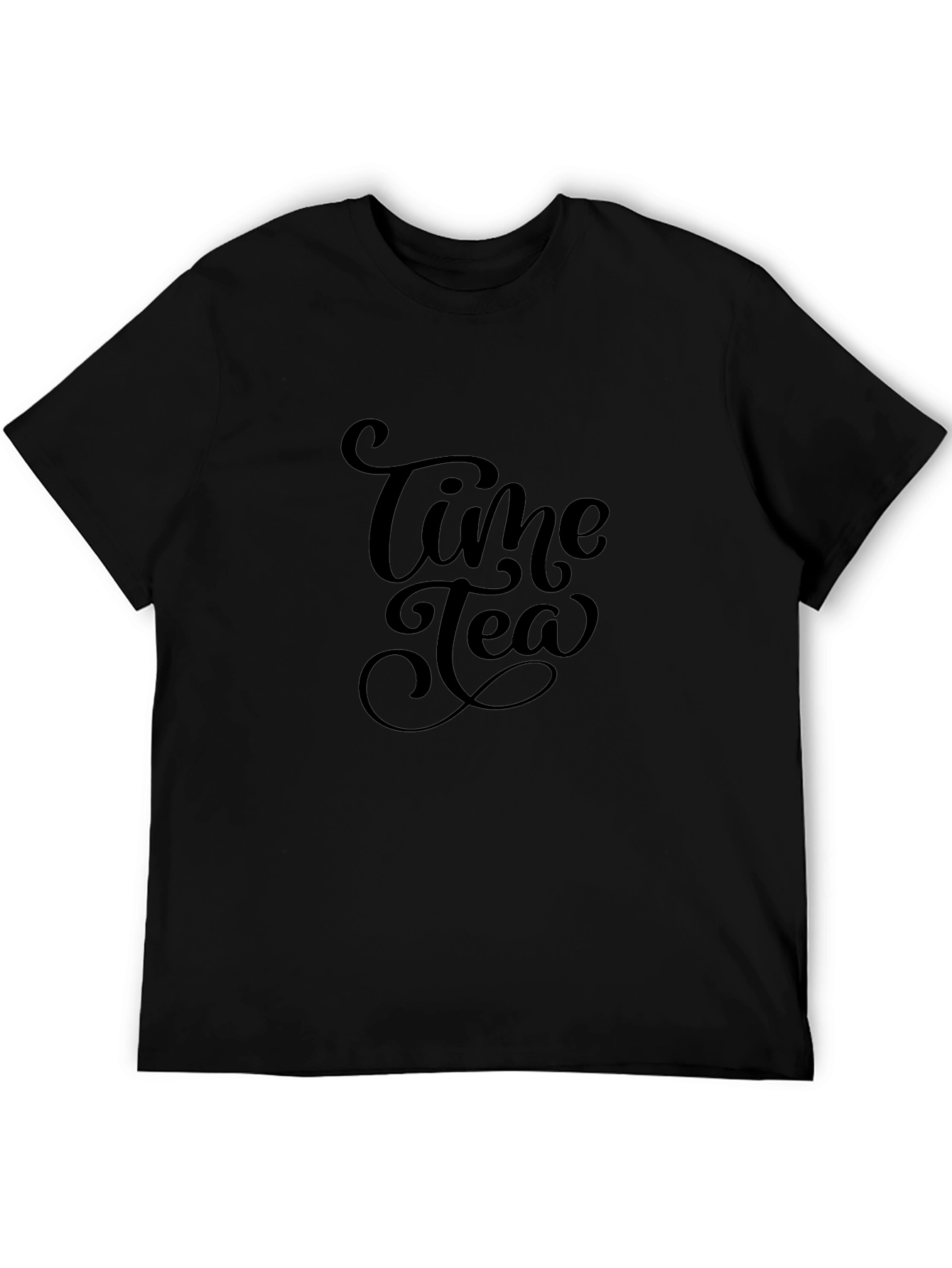 Time Tea Black T-Shirt