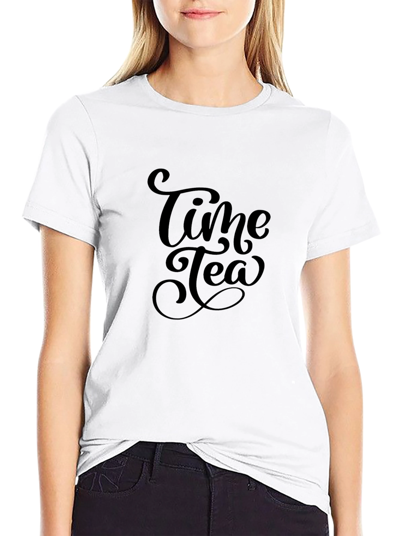 Time Tea Black T-Shirt