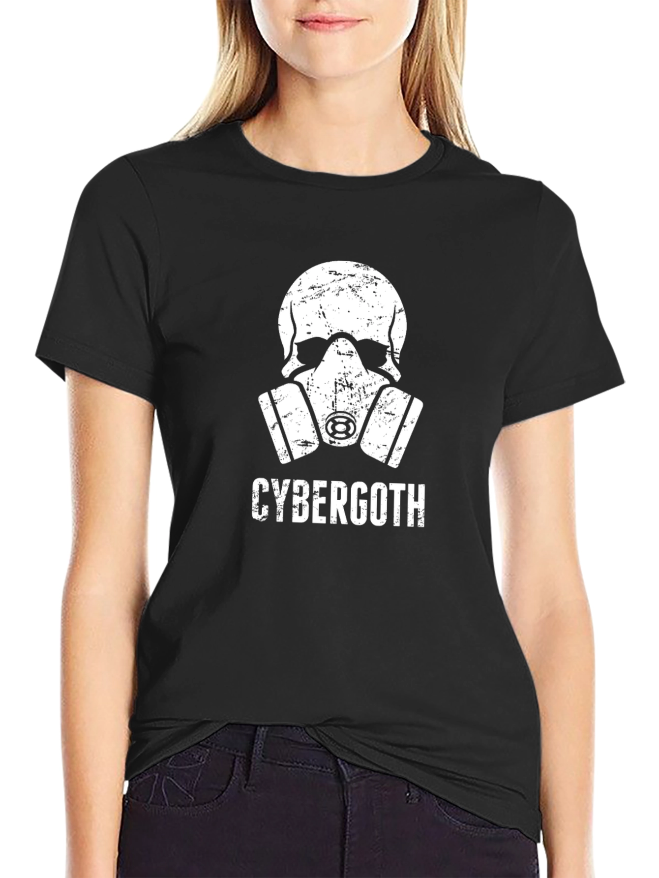 Cyber Goth Graphic T-Shirt