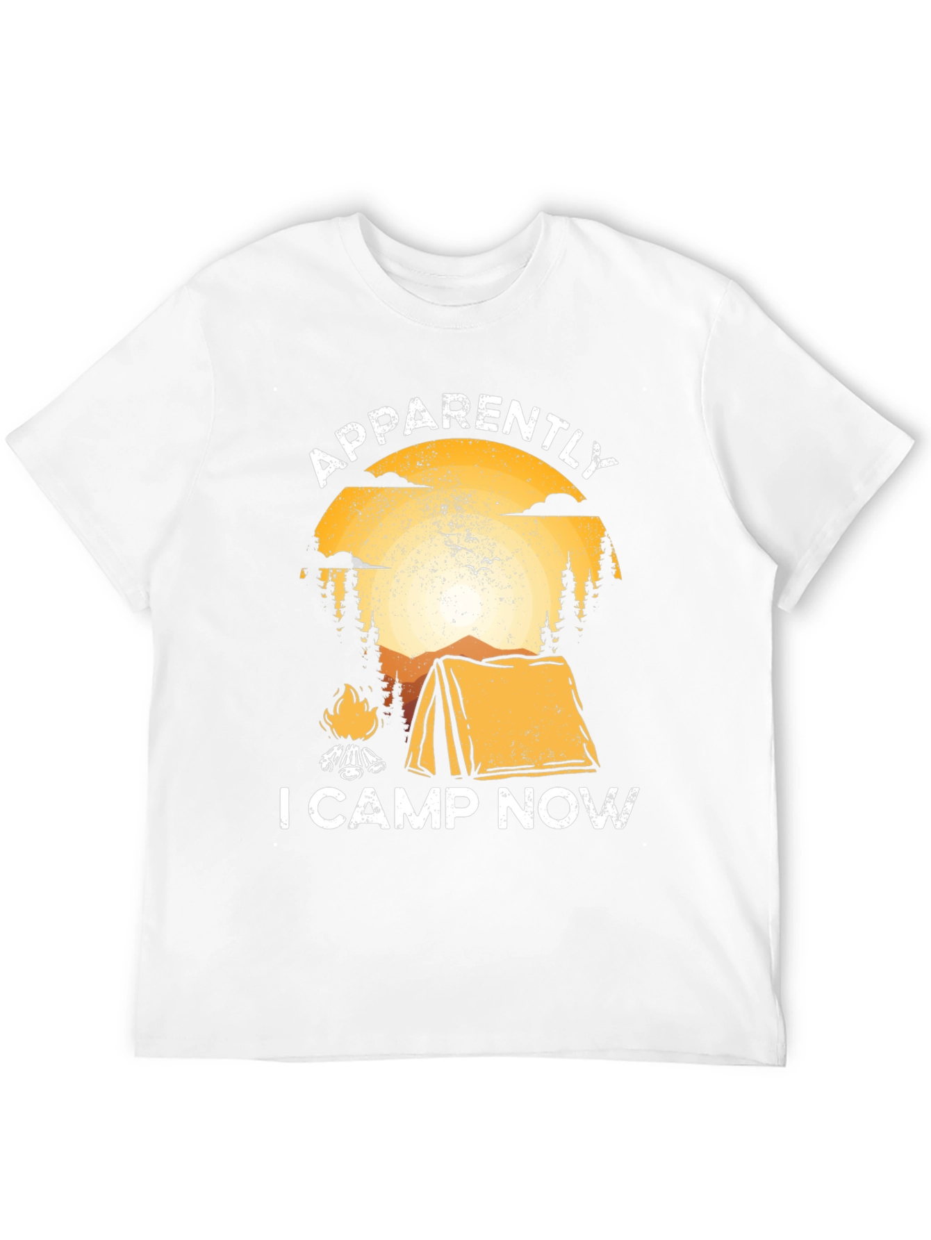 Camping Graphic Tee - Apparently I Camp Now