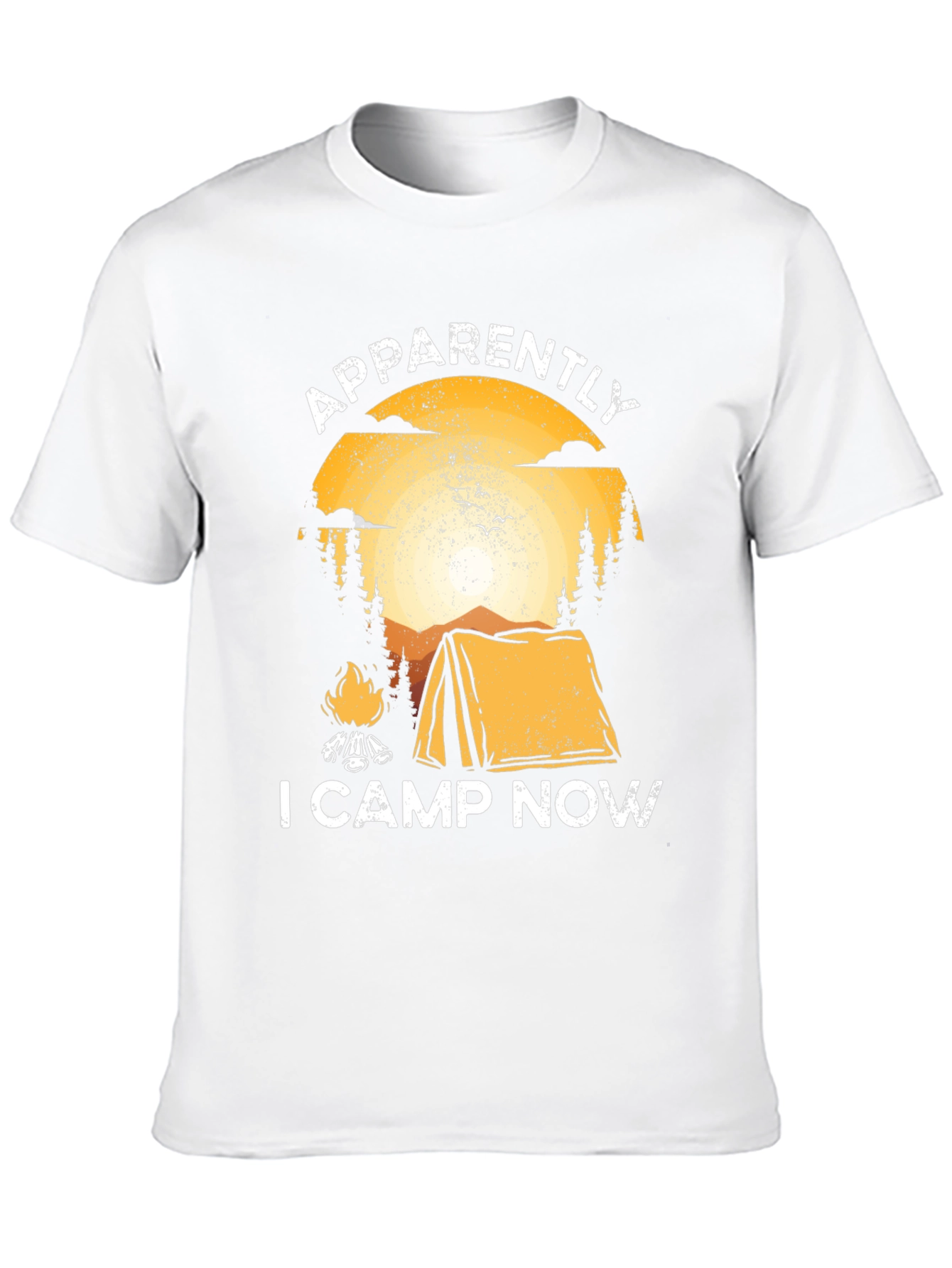 Camping Graphic Tee - Apparently I Camp Now