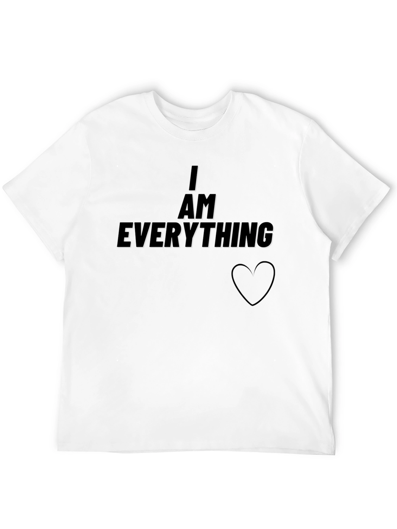 I Am Everything Graphic Tee - Black T-Shirt