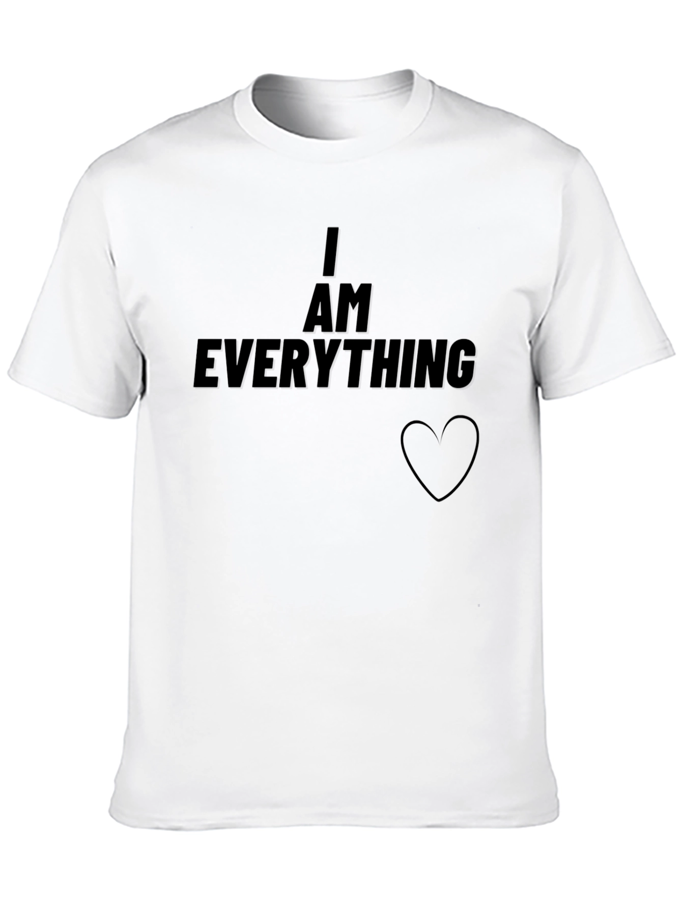 I Am Everything Graphic Tee - Black T-Shirt