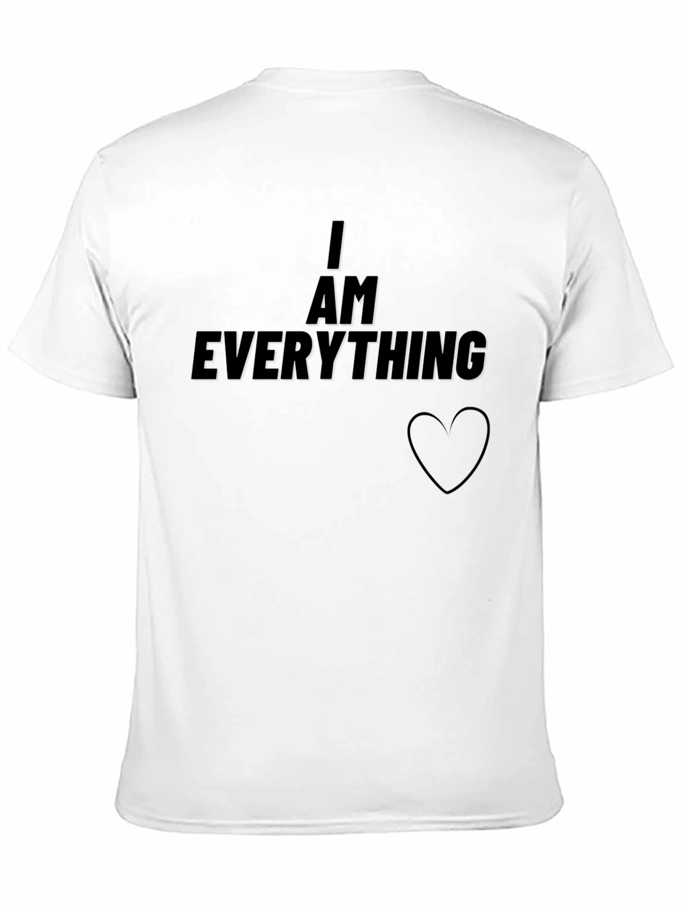 I Am Everything Graphic Tee - Black T-Shirt