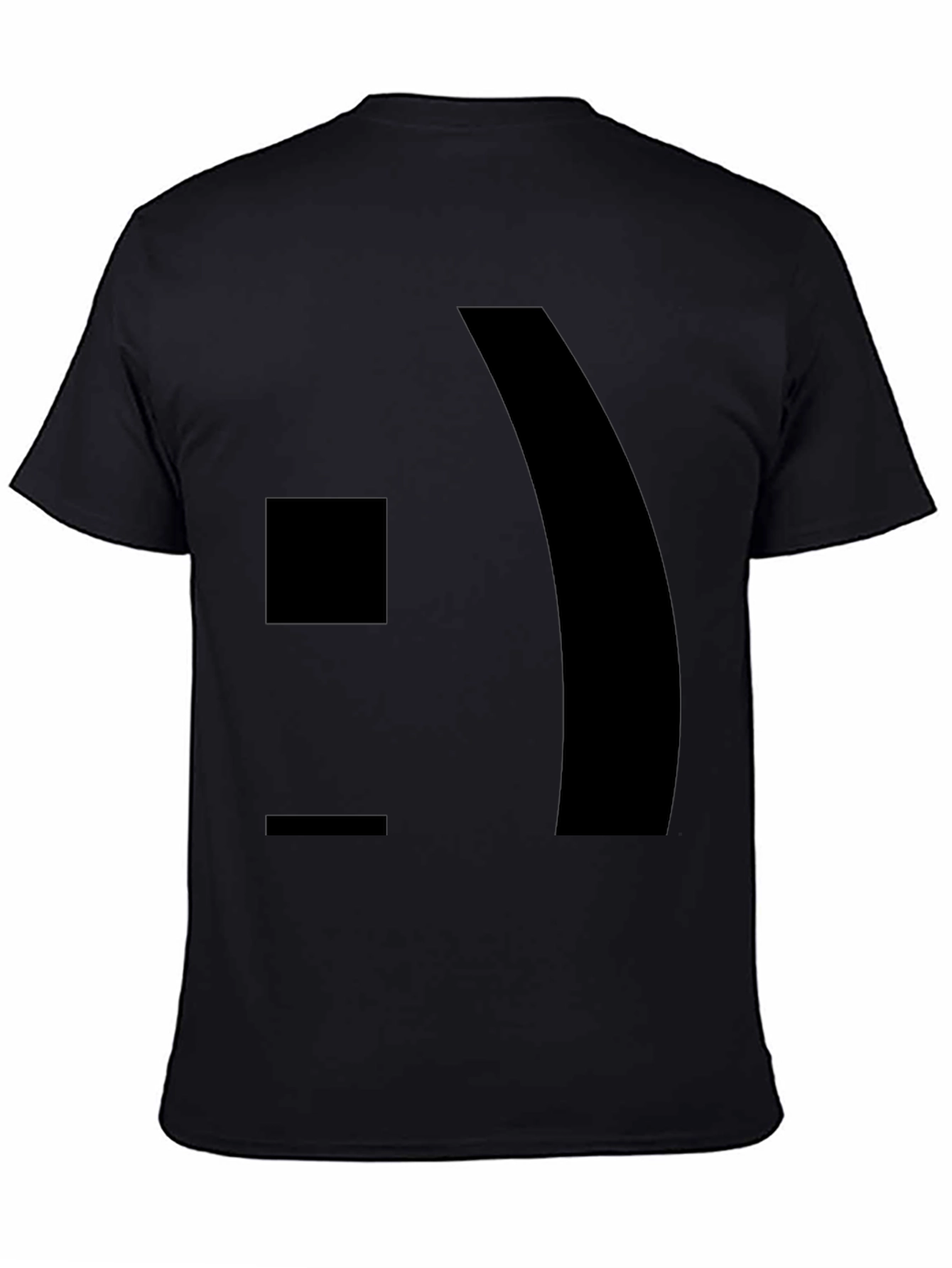 Modern Graphic Black T-Shirt