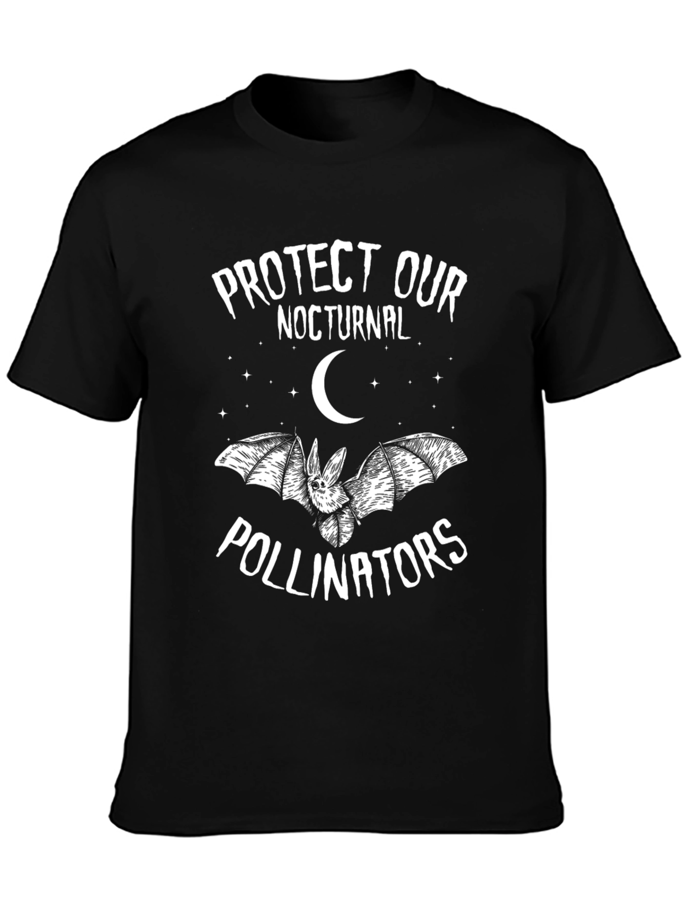 Protect Nocturnal Pollinators Bat Graphic Tee