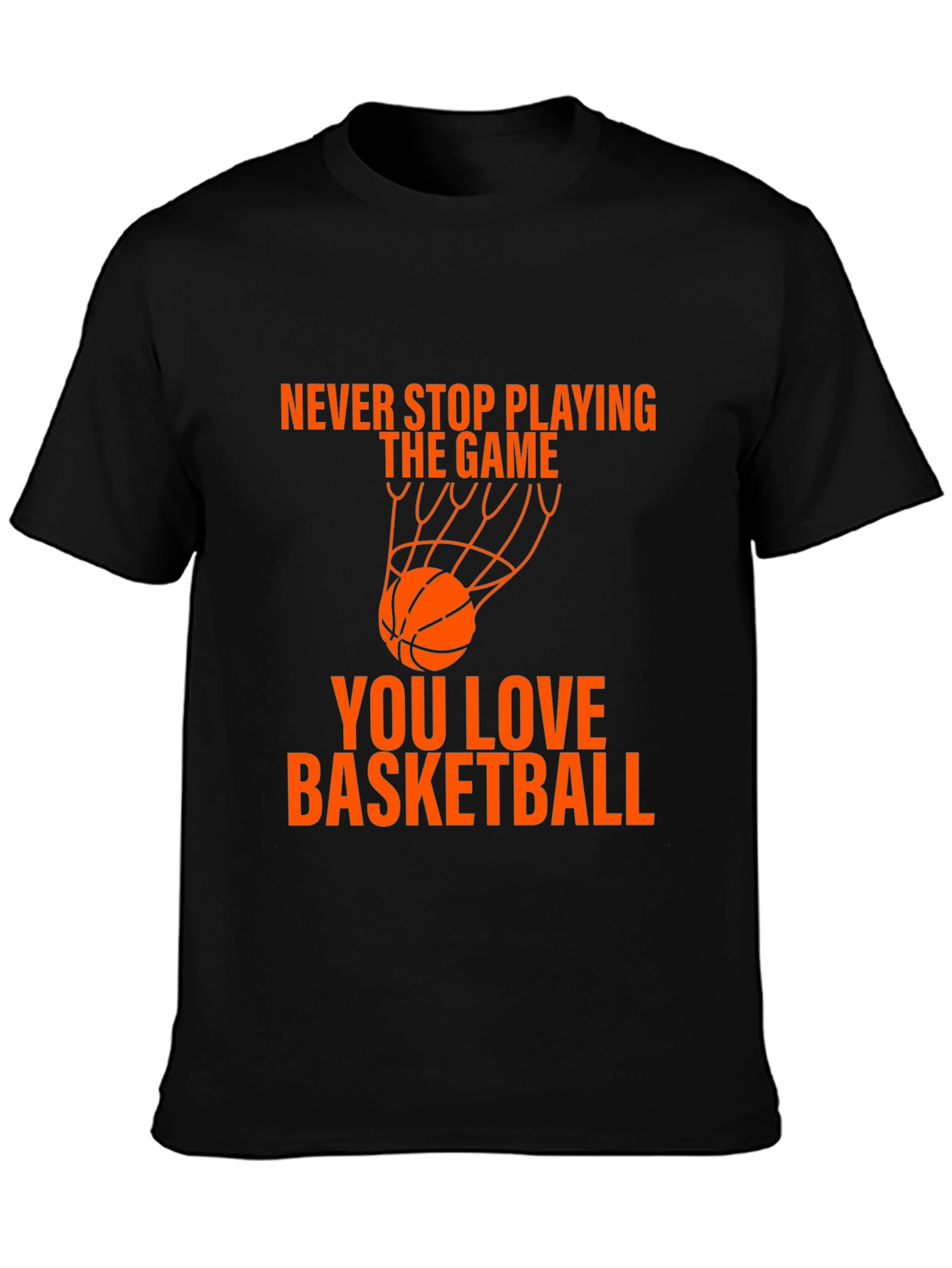 Basketball T-Shirt - Never Stop Playing