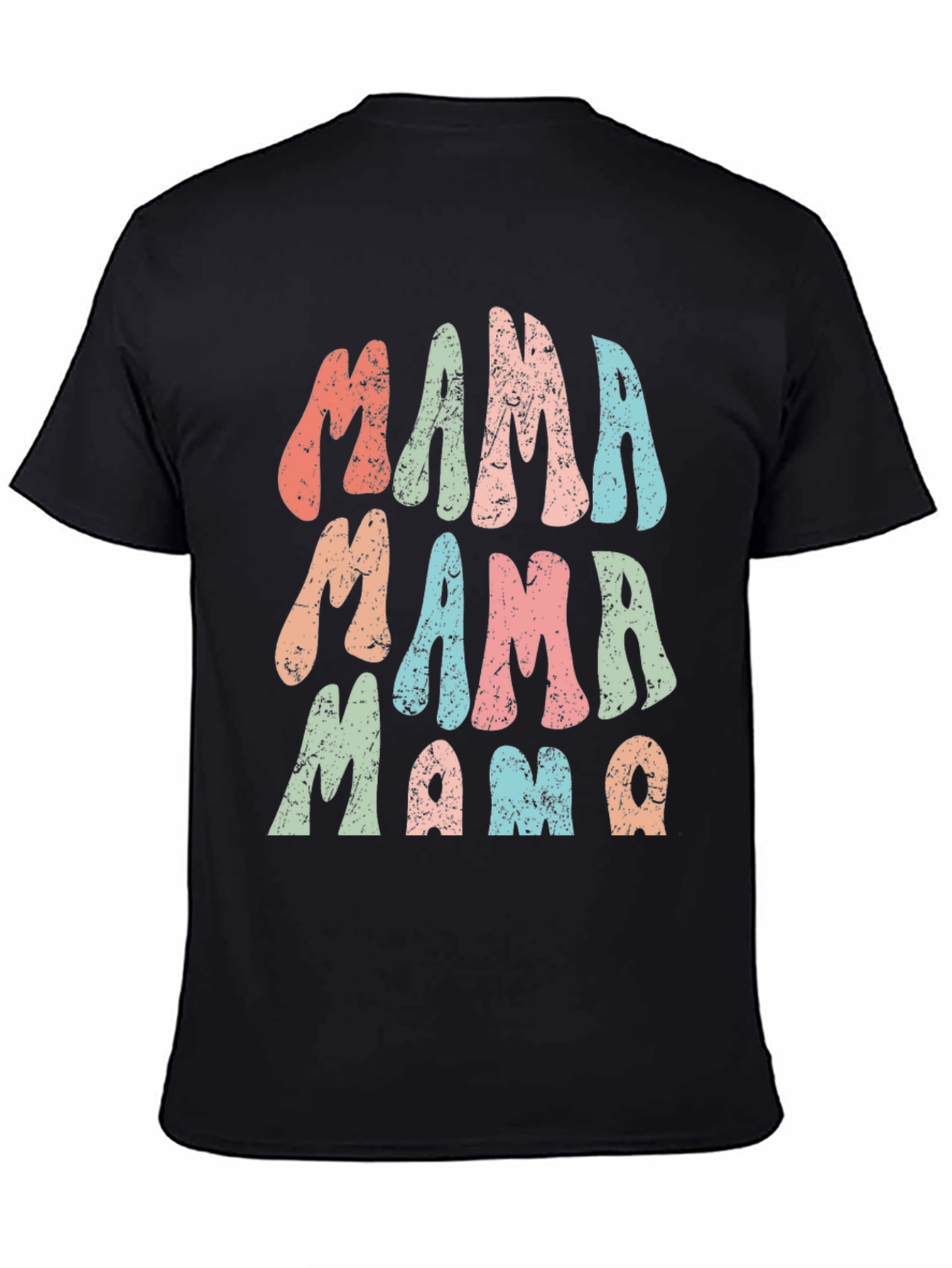 Retro Mama T-Shirt - Black