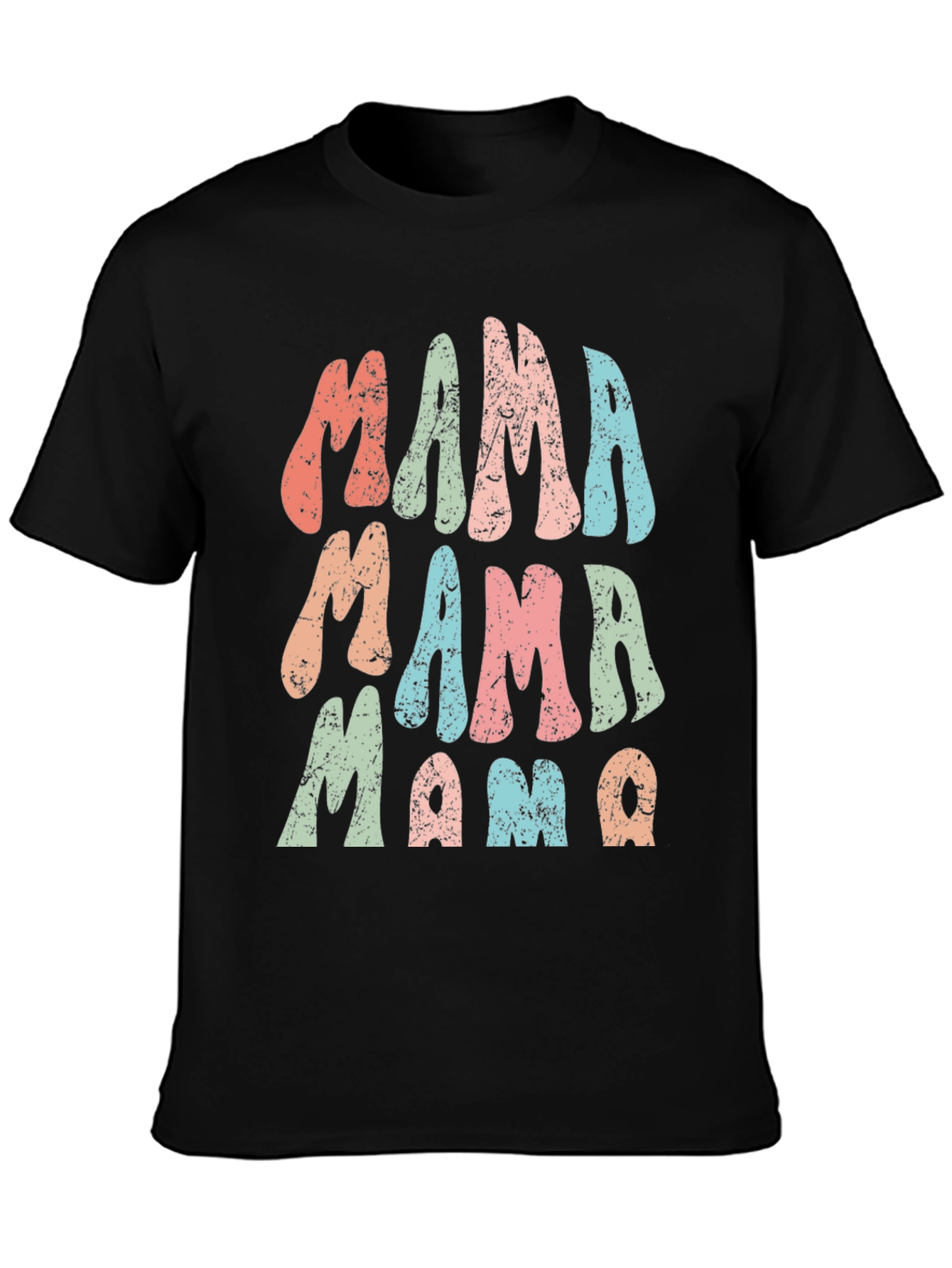 Retro Mama T-Shirt - Black