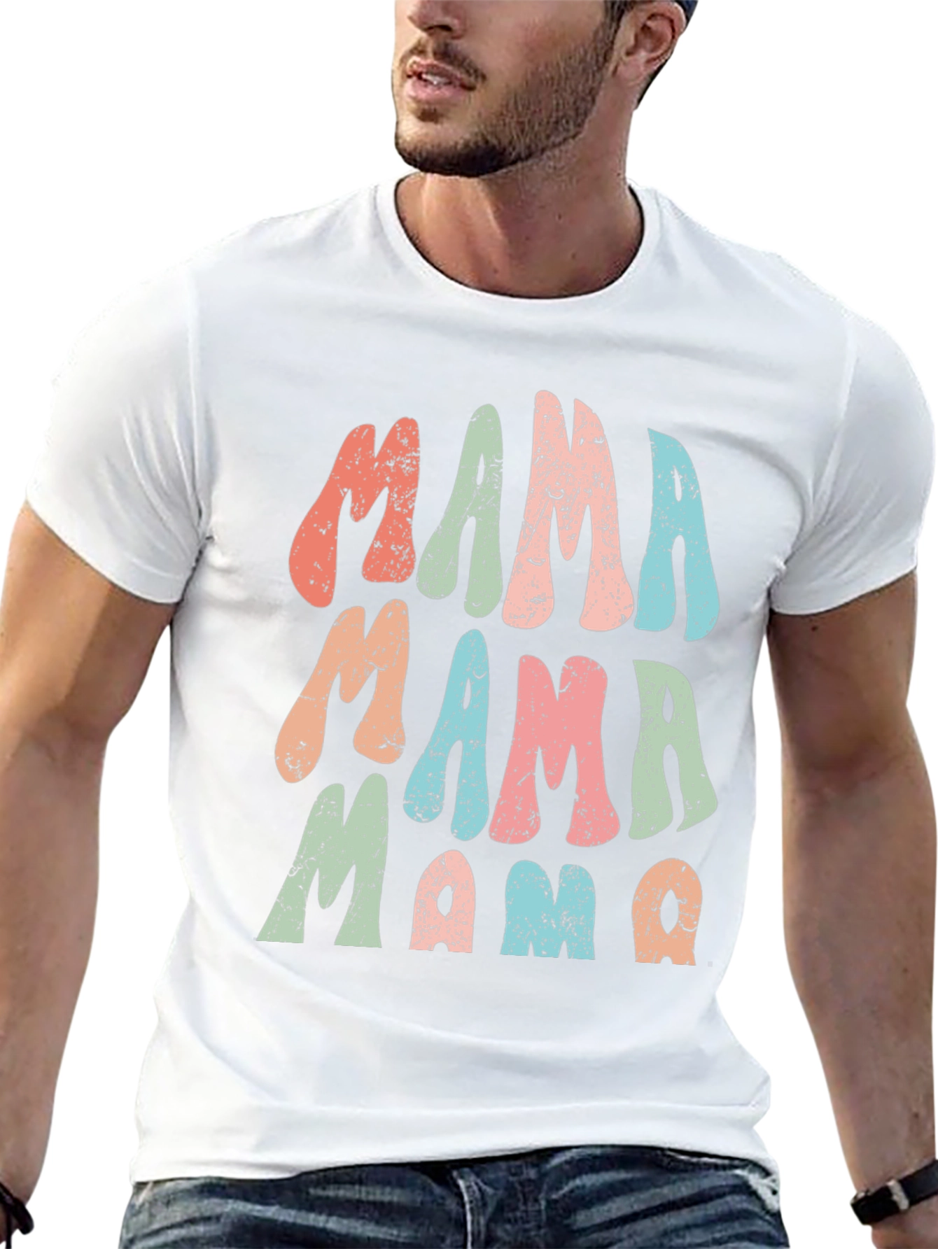 Retro Mama T-Shirt - Black