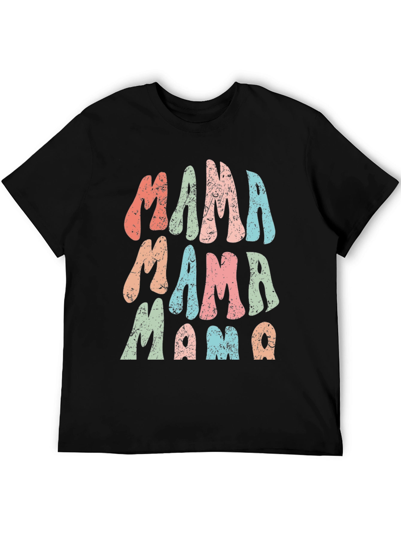 Retro Mama T-Shirt - Black