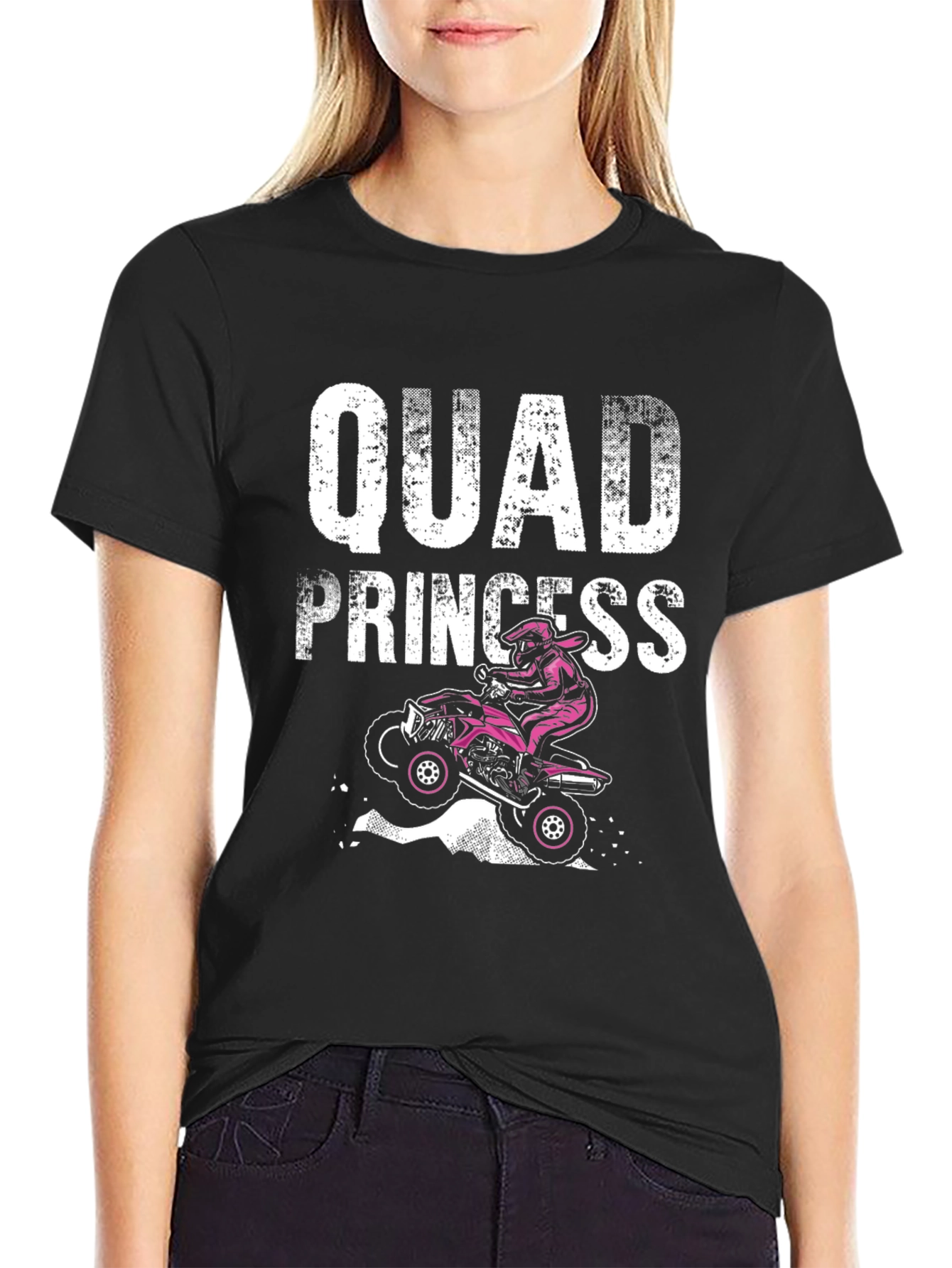 Quad Princess Graphic Tee - ATV Rider Shirt