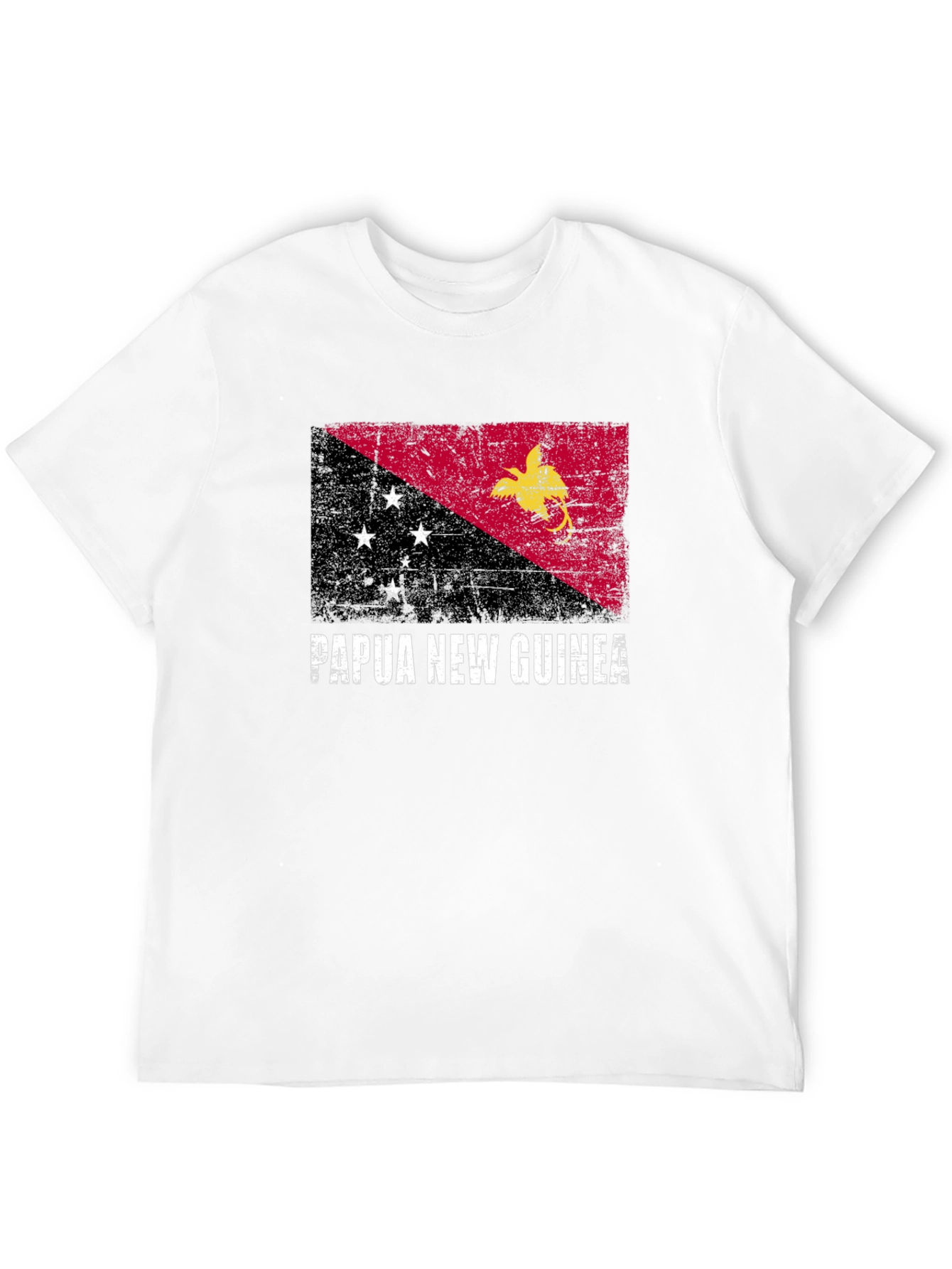 Papua New Guinea Flag Graphic T-Shirt