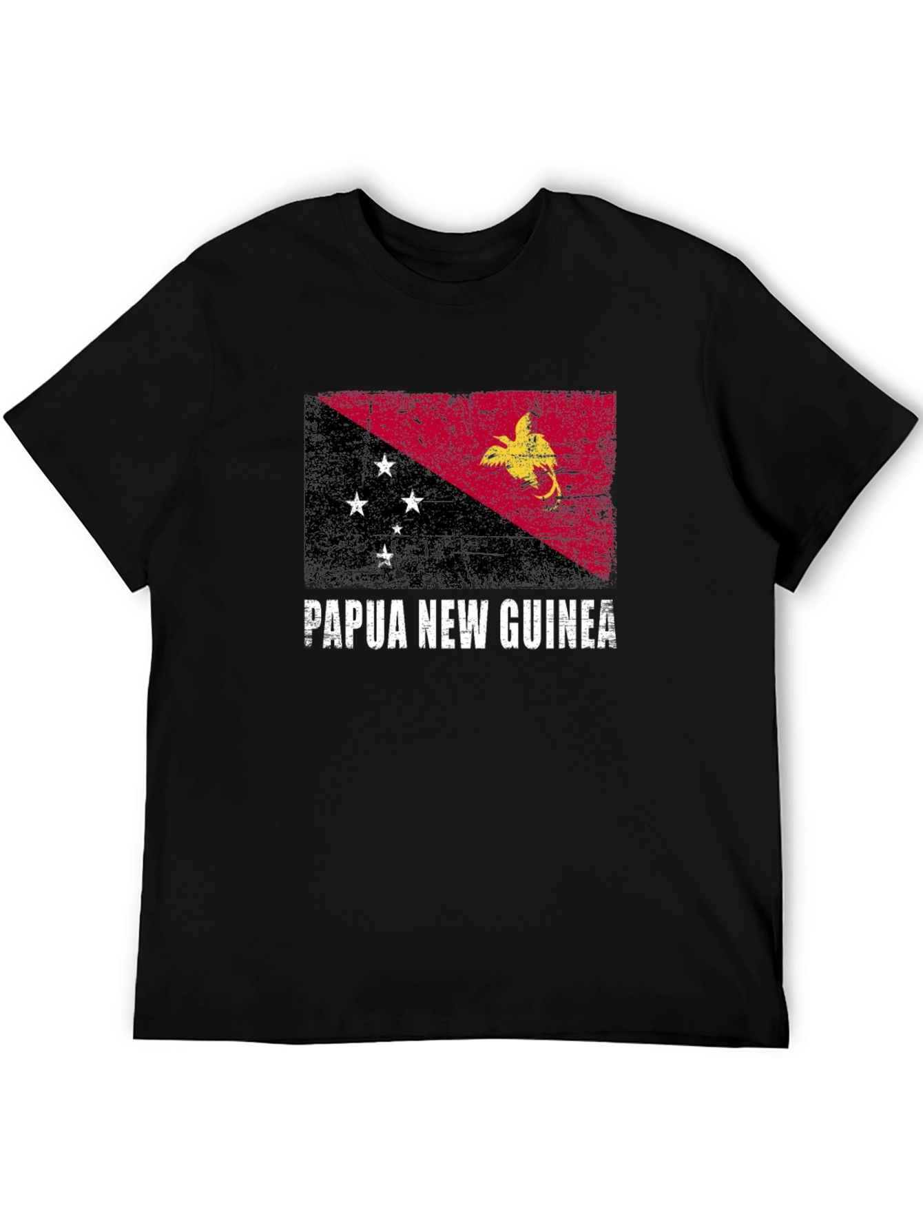 Papua New Guinea Flag Graphic T-Shirt