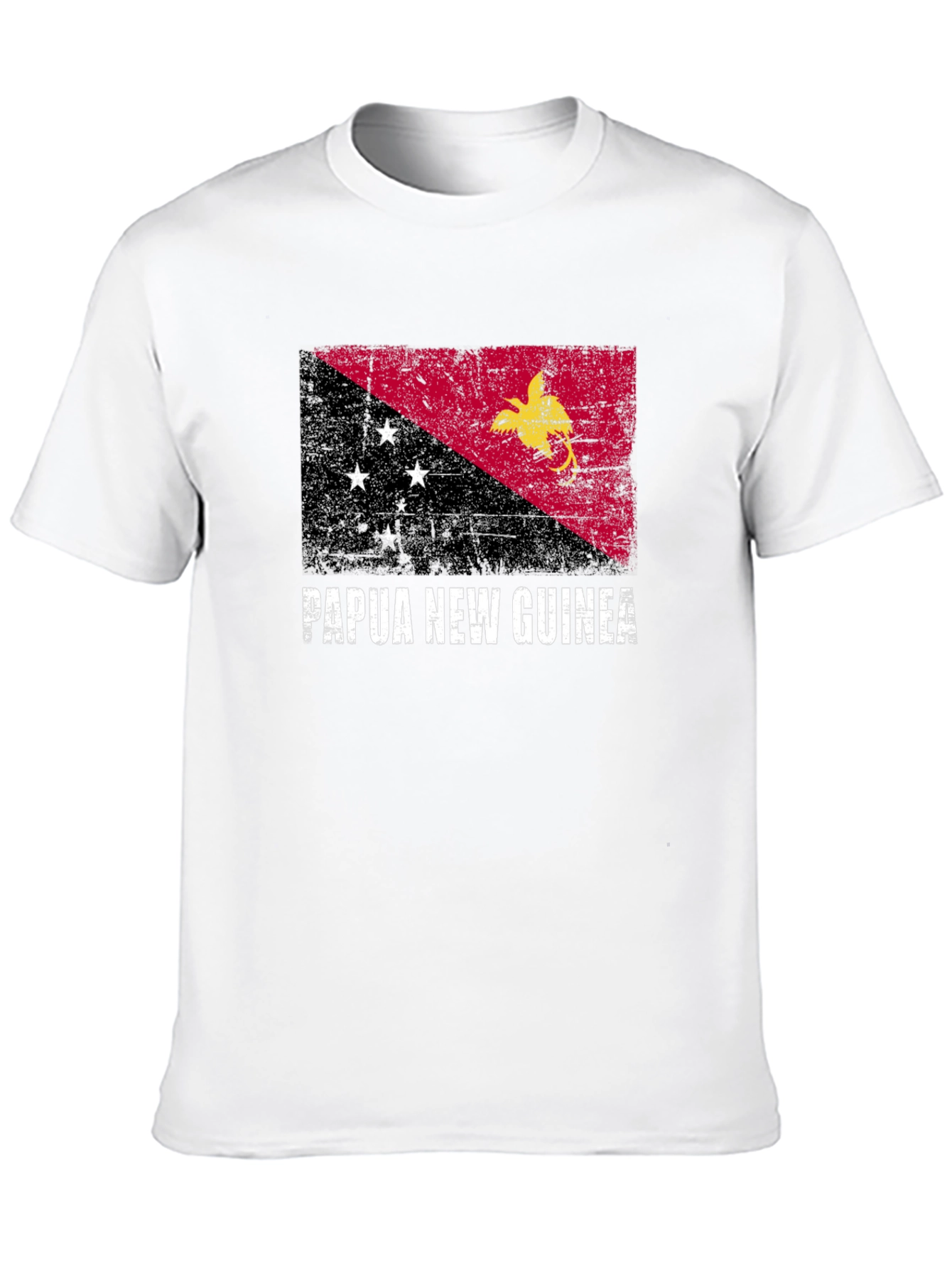 Papua New Guinea Flag Graphic T-Shirt