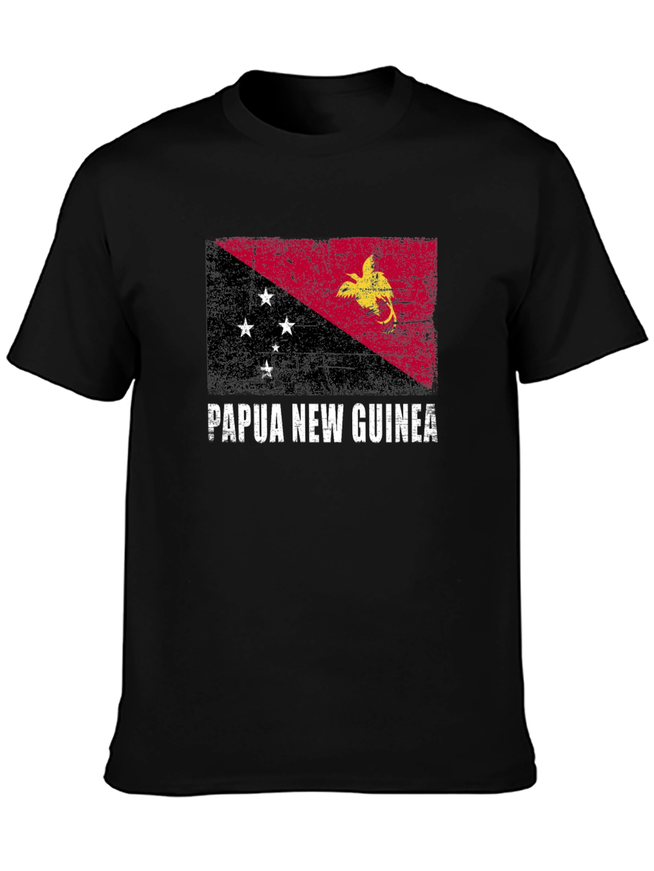 Papua New Guinea Flag Graphic T-Shirt