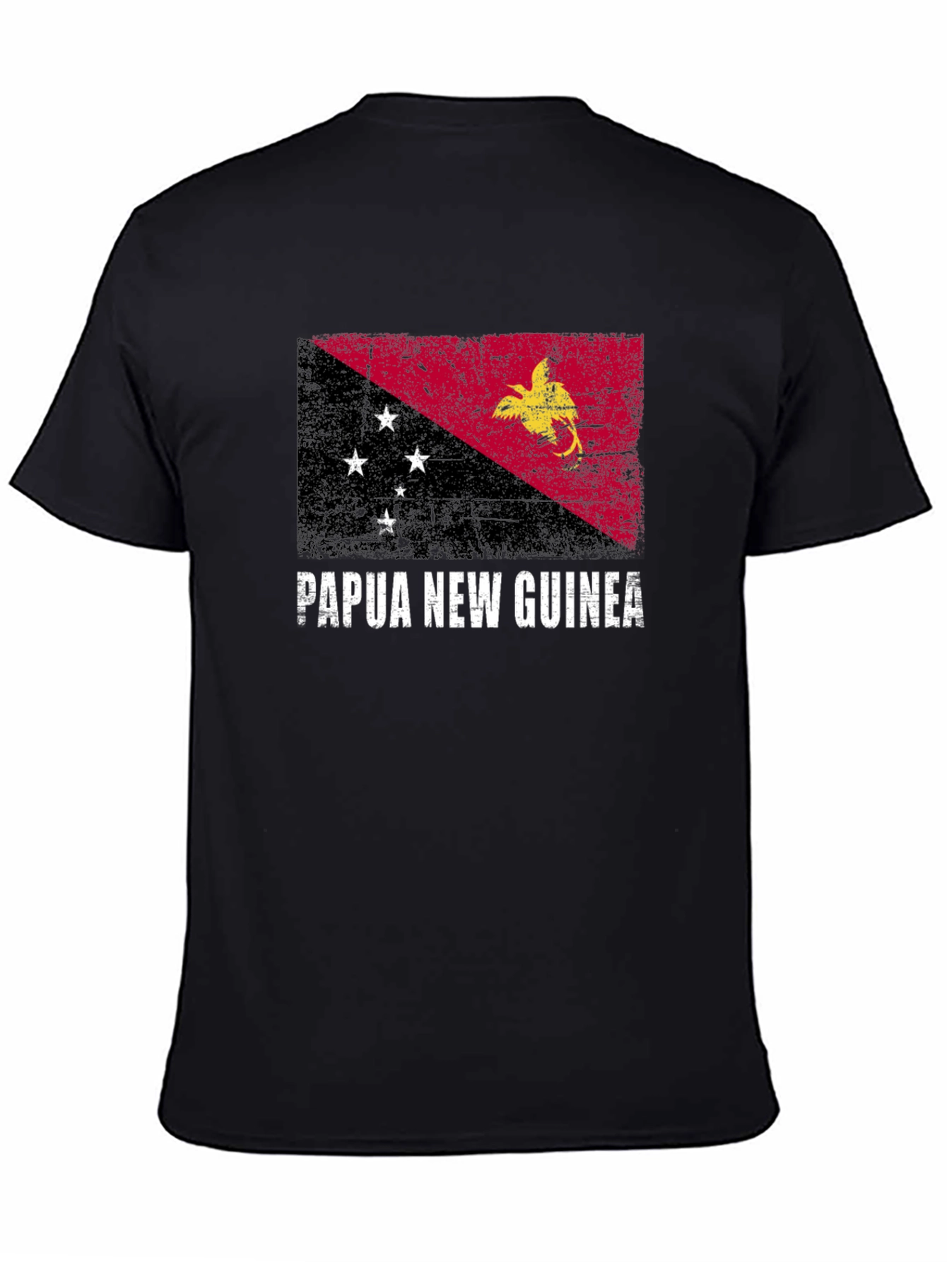 Papua New Guinea Flag Graphic T-Shirt