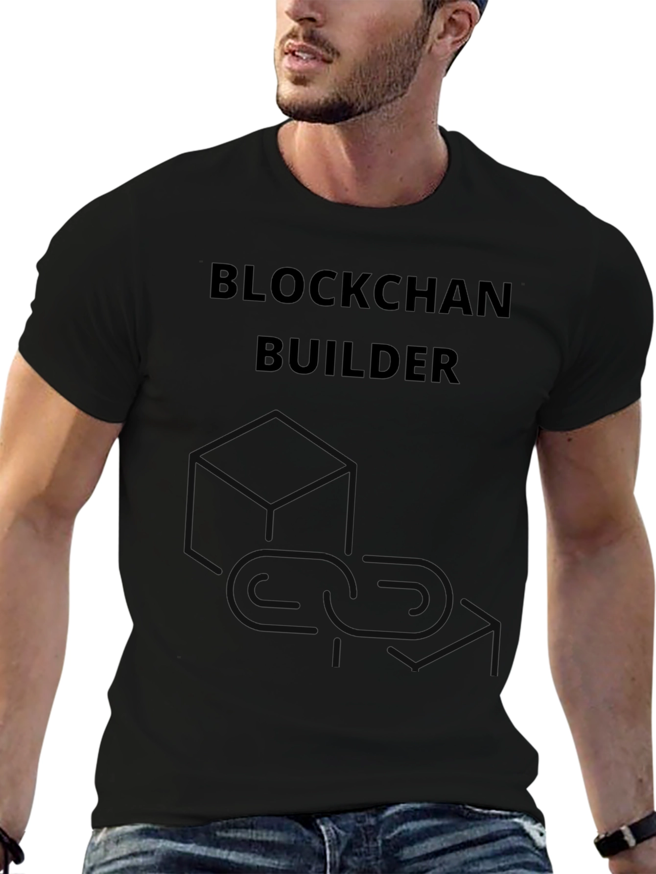 Blockchain Builder Black T-Shirt
