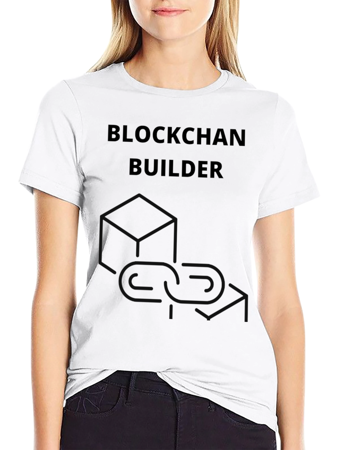 Blockchain Builder Black T-Shirt
