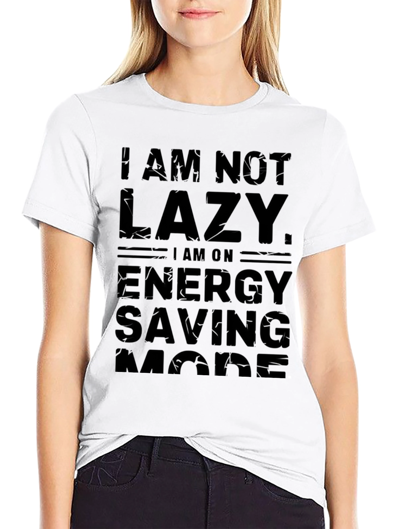 I Am Not Lazy Funny Mens T-Shirt
