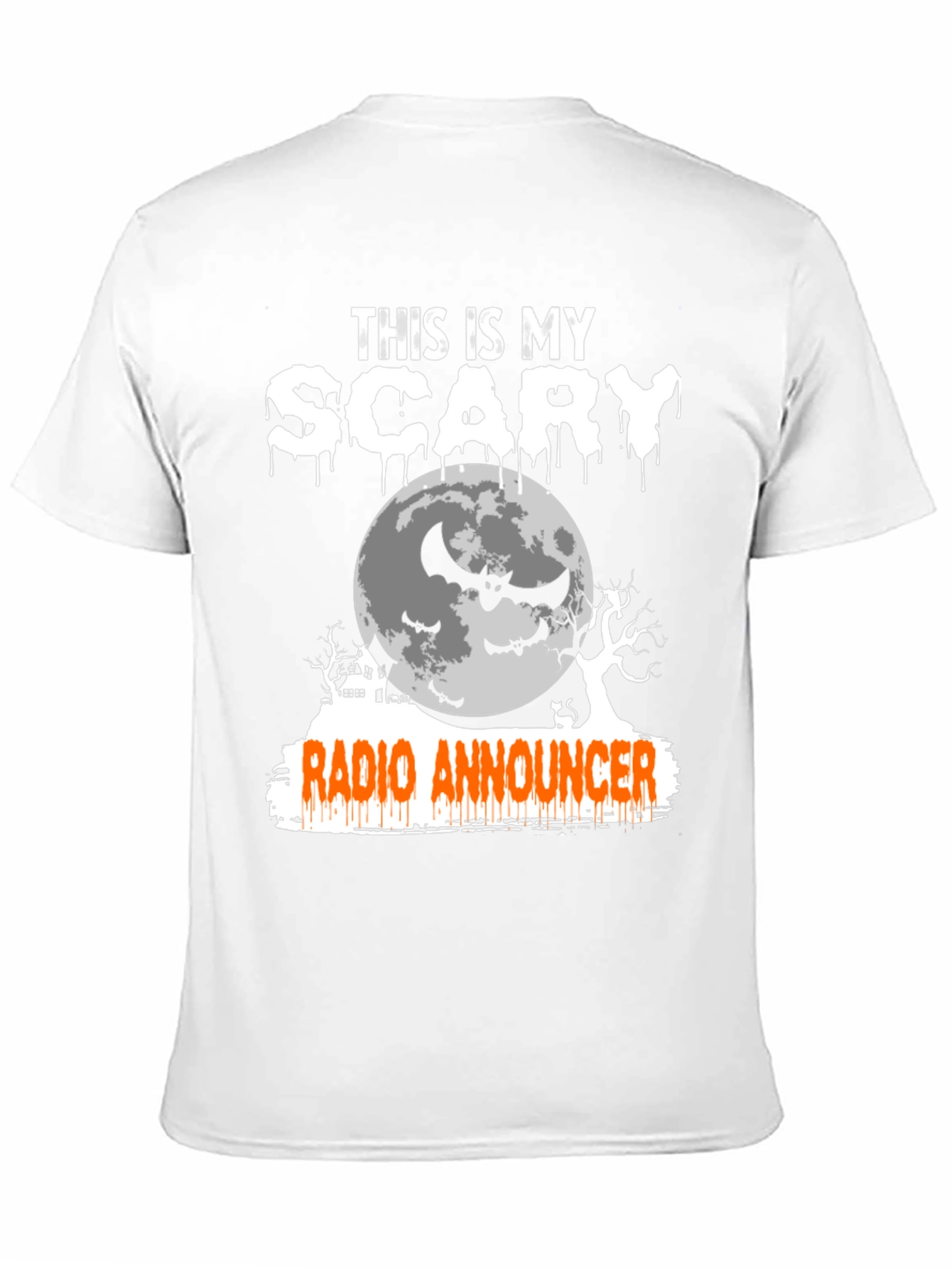 Scary Radio Announcer Halloween T-Shirt