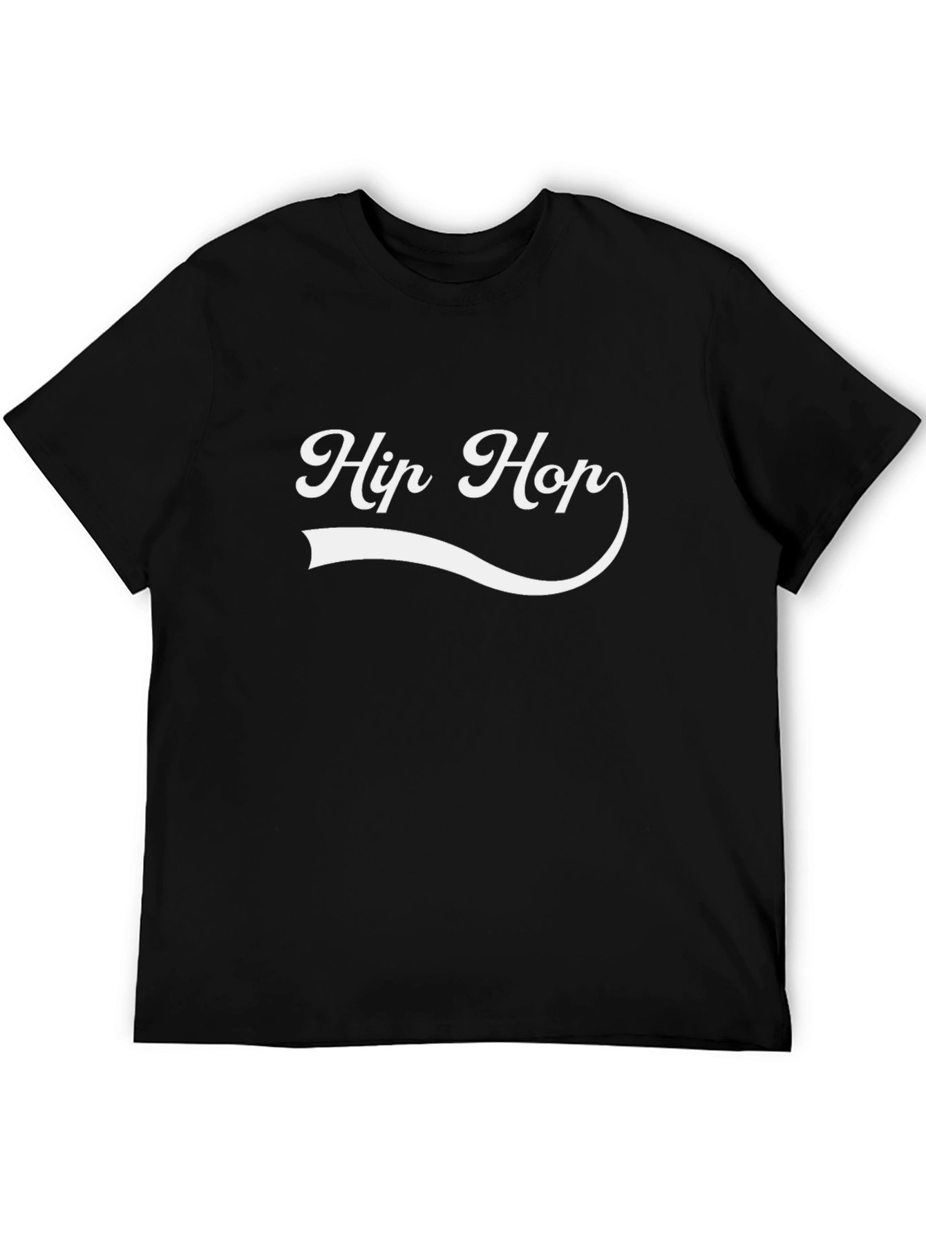 Hip Hop Graphic Tee - Black