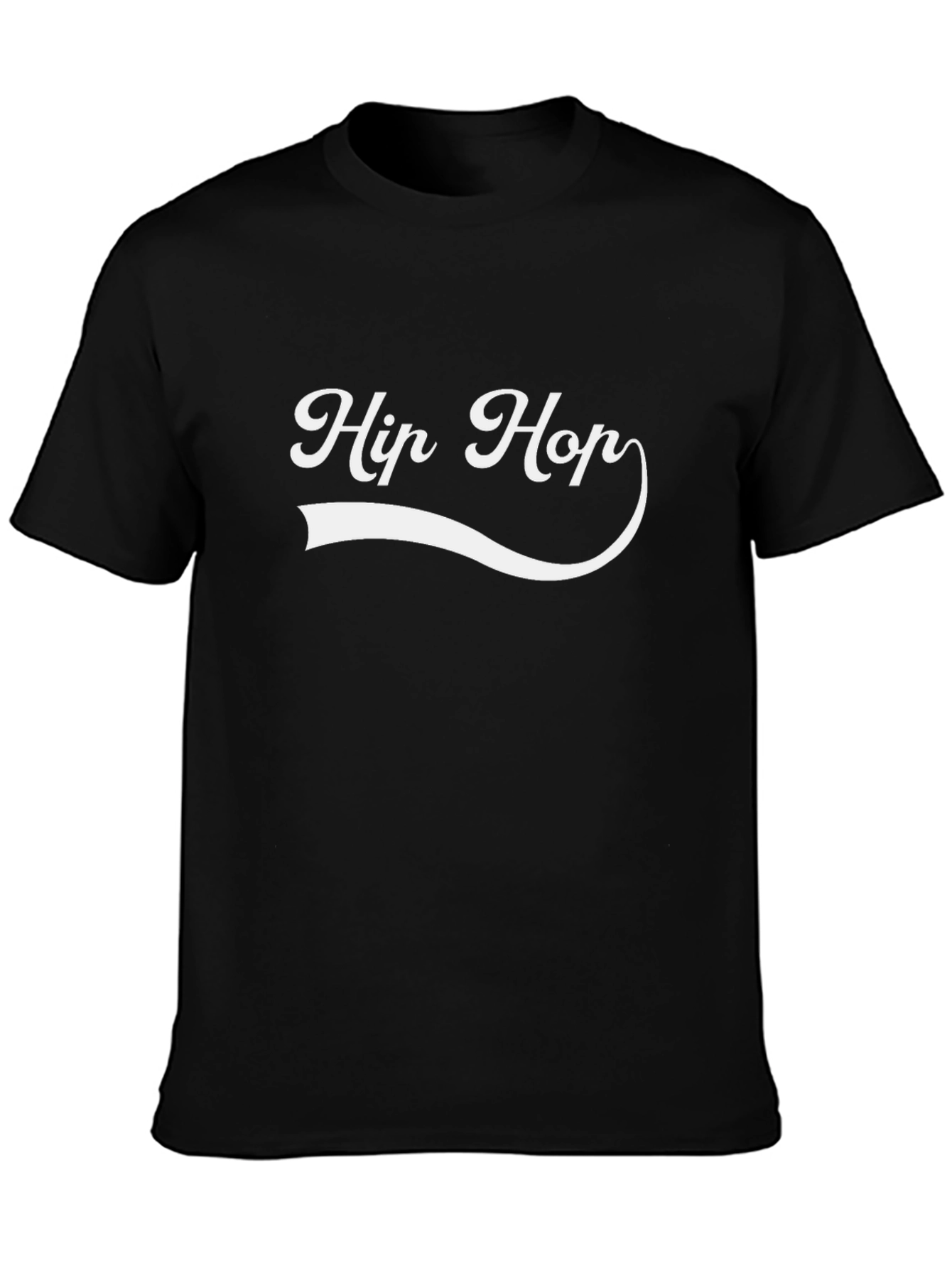 Hip Hop Graphic Tee - Black