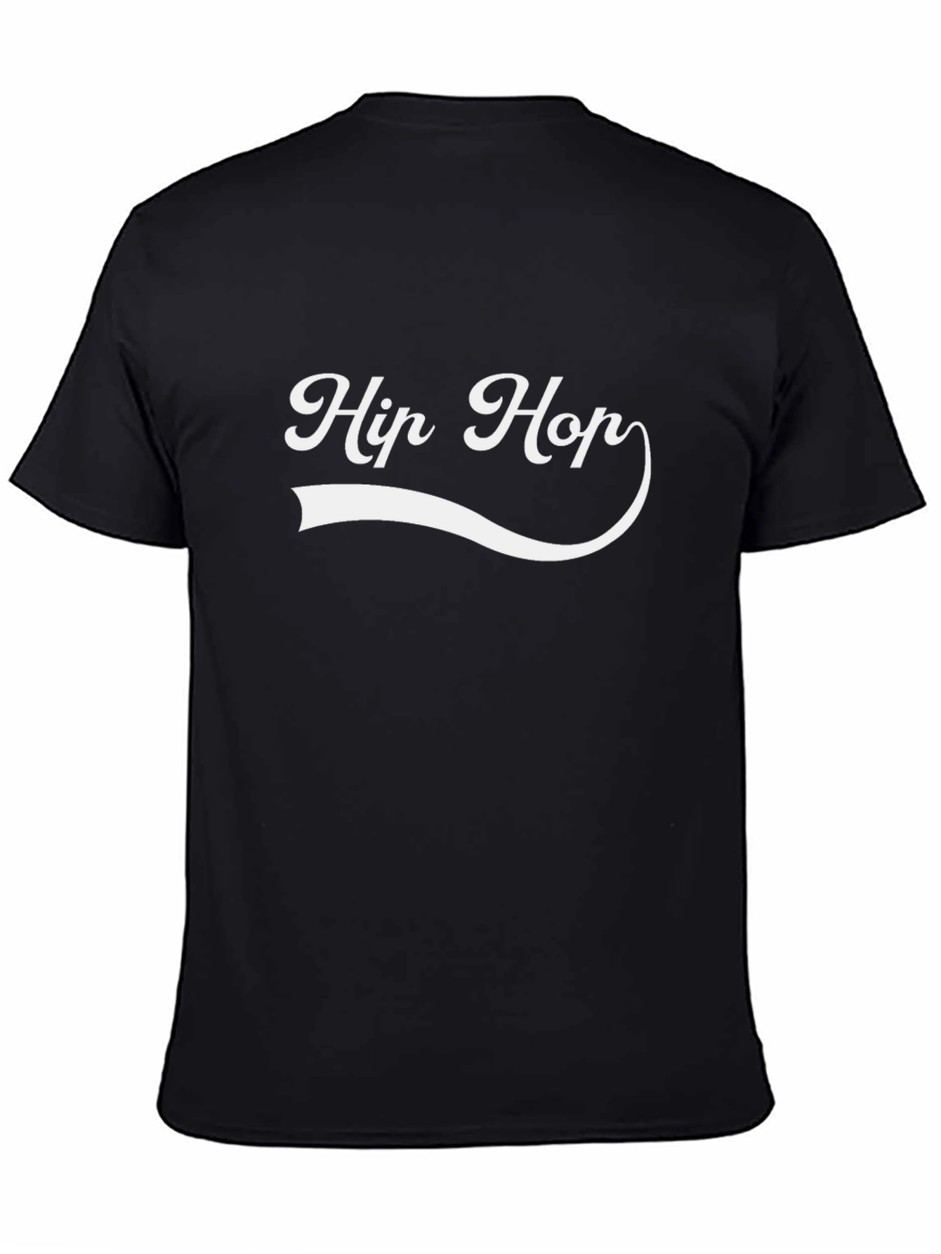 Hip Hop Graphic Tee - Black